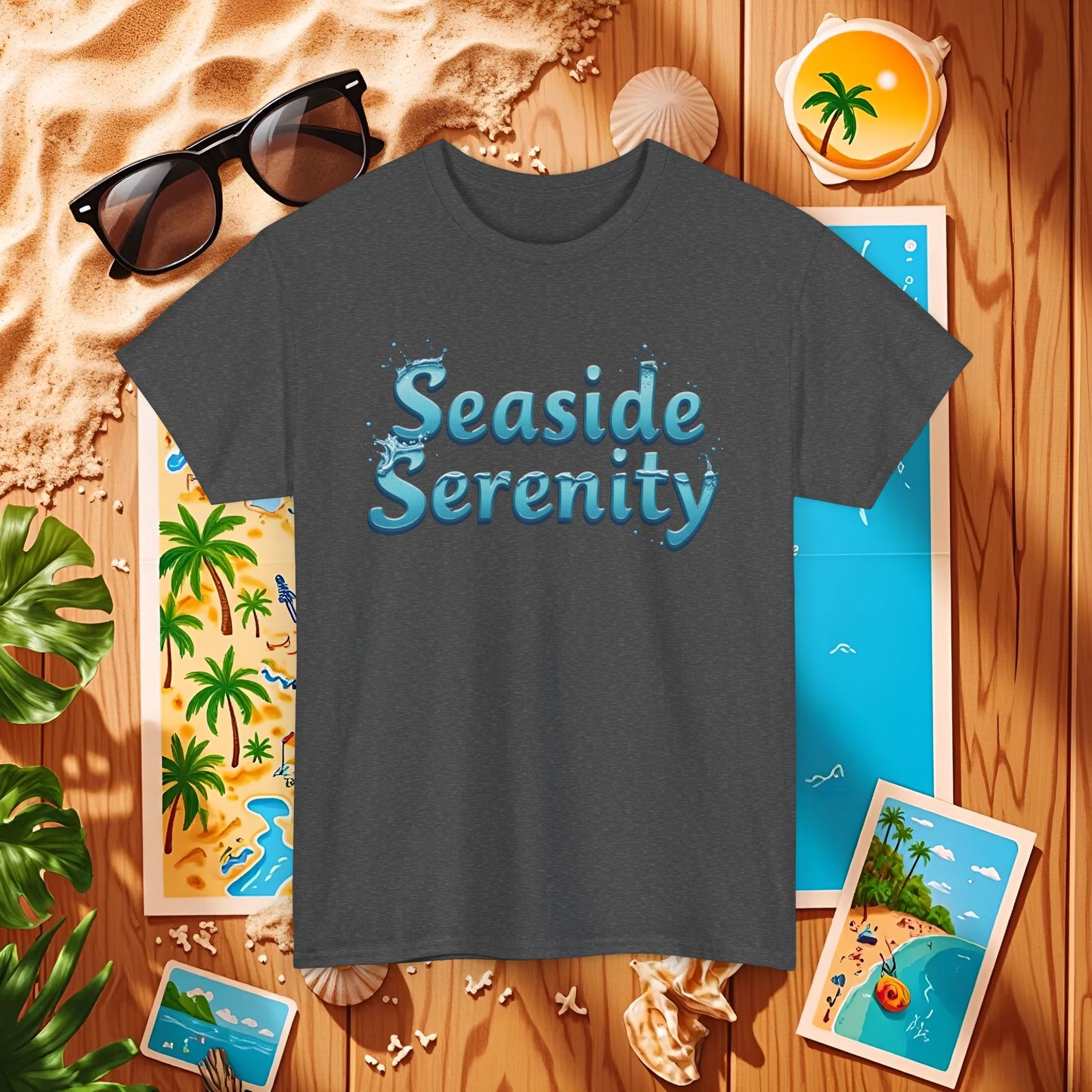 Seaside Bliss Beach Travel T-Shirts | Tropical Vacation & Coastal Lifestyle Tees