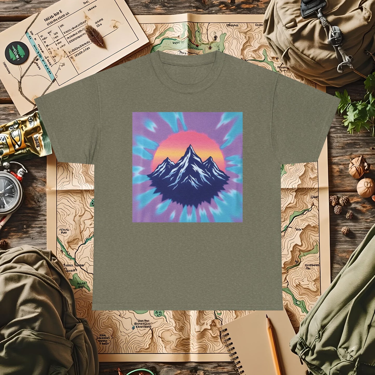 Color Peak Outdoor Adventure T-Shirts | Camping, Hiking, Rafting & Kayaking Tees for Nature Lovers