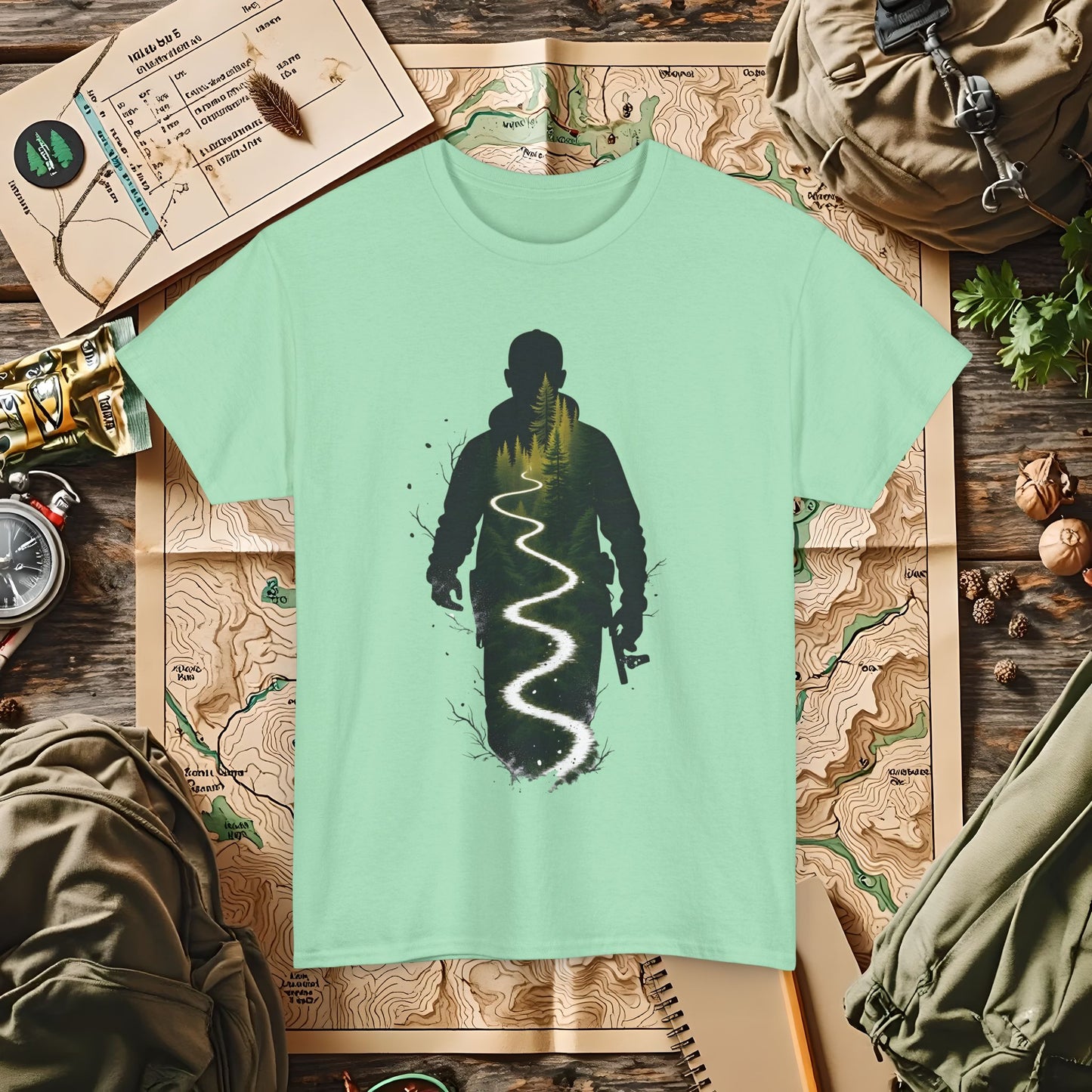 Nature Journey Outdoor Adventure T-Shirts | Camping, Hiking, Rafting & Kayaking Tees for Nature Lovers