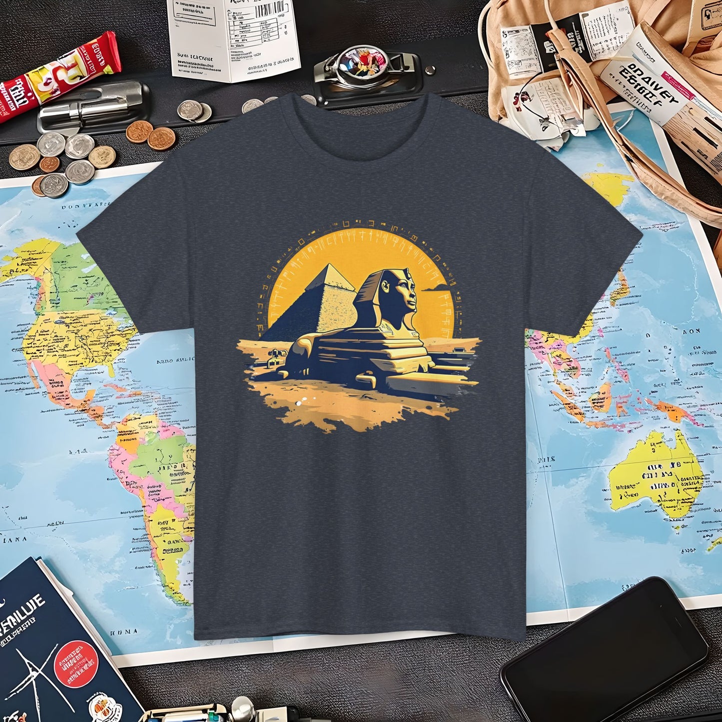 Cairo Mystique Air Travel T-Shirts | Jetsetter, Airport, and International Flight Tees