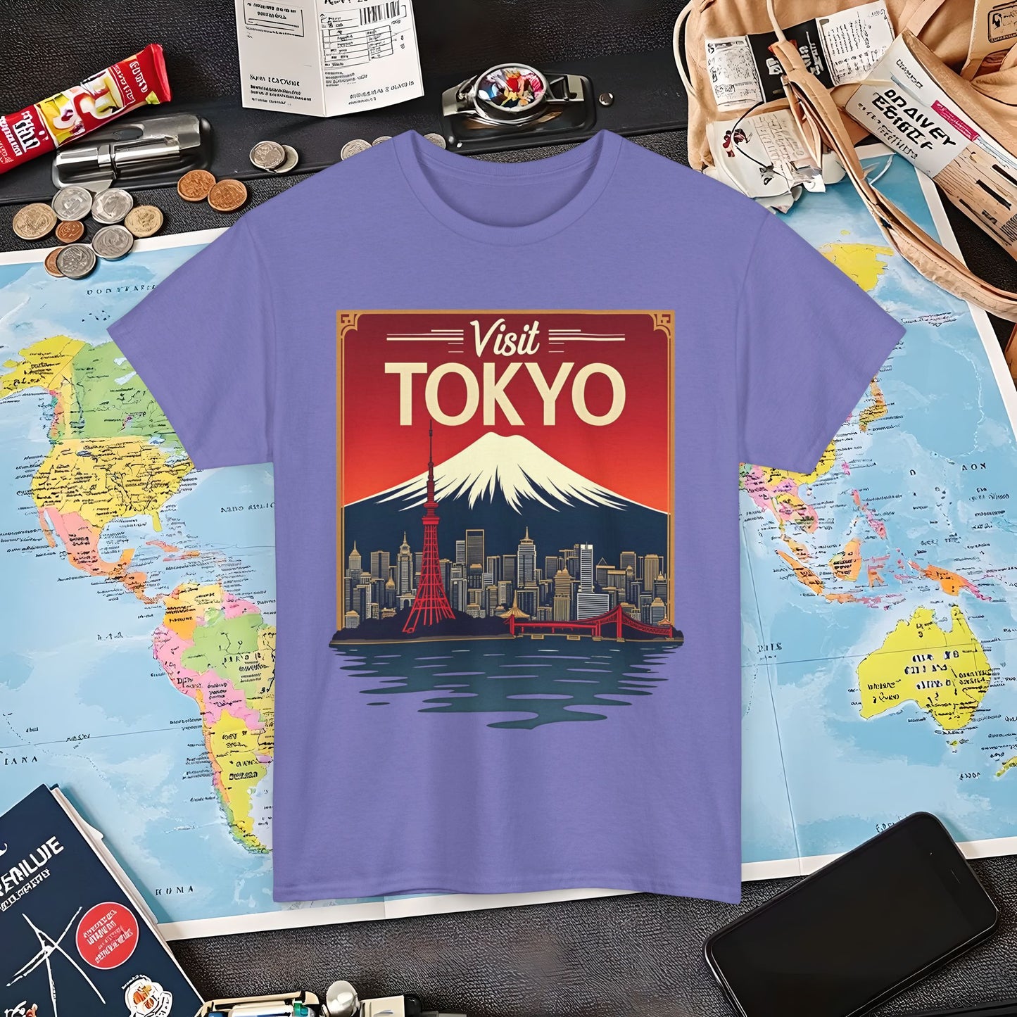 Visit Tokyo Air Travel T-Shirts | Jetsetter, Airport, and International Flight Tees