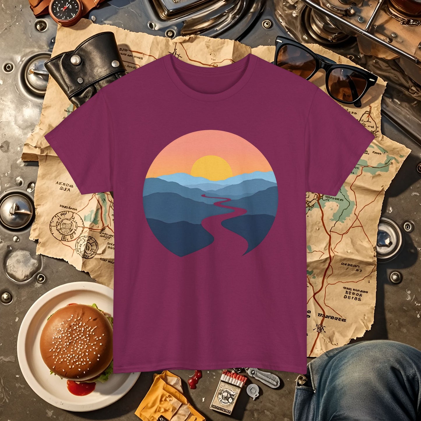 Journey Ahead Road Trip & Vehicle Travel T-Shirts | Car, RV, and Motorcycle Adventure Tees