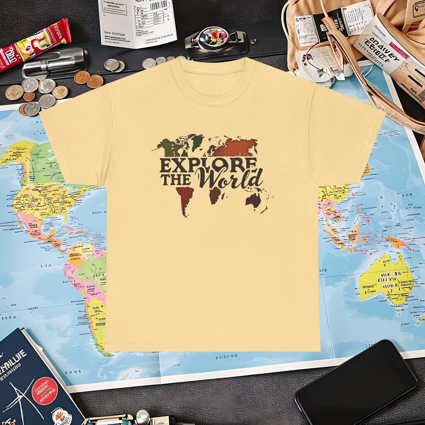 Vintage Explorer Air Travel T-Shirts | Jetsetter, Airport, and International Flight Tees