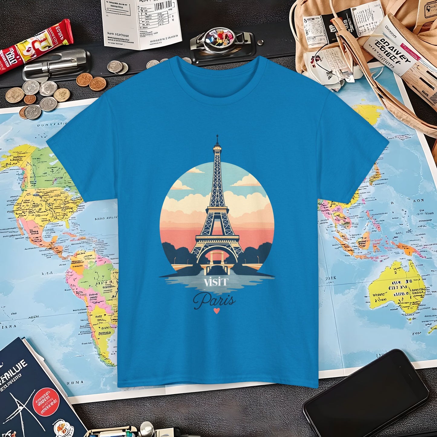 Paris Dreams Air Travel T-Shirts | Jetsetter, Airport, and International Flight Tees