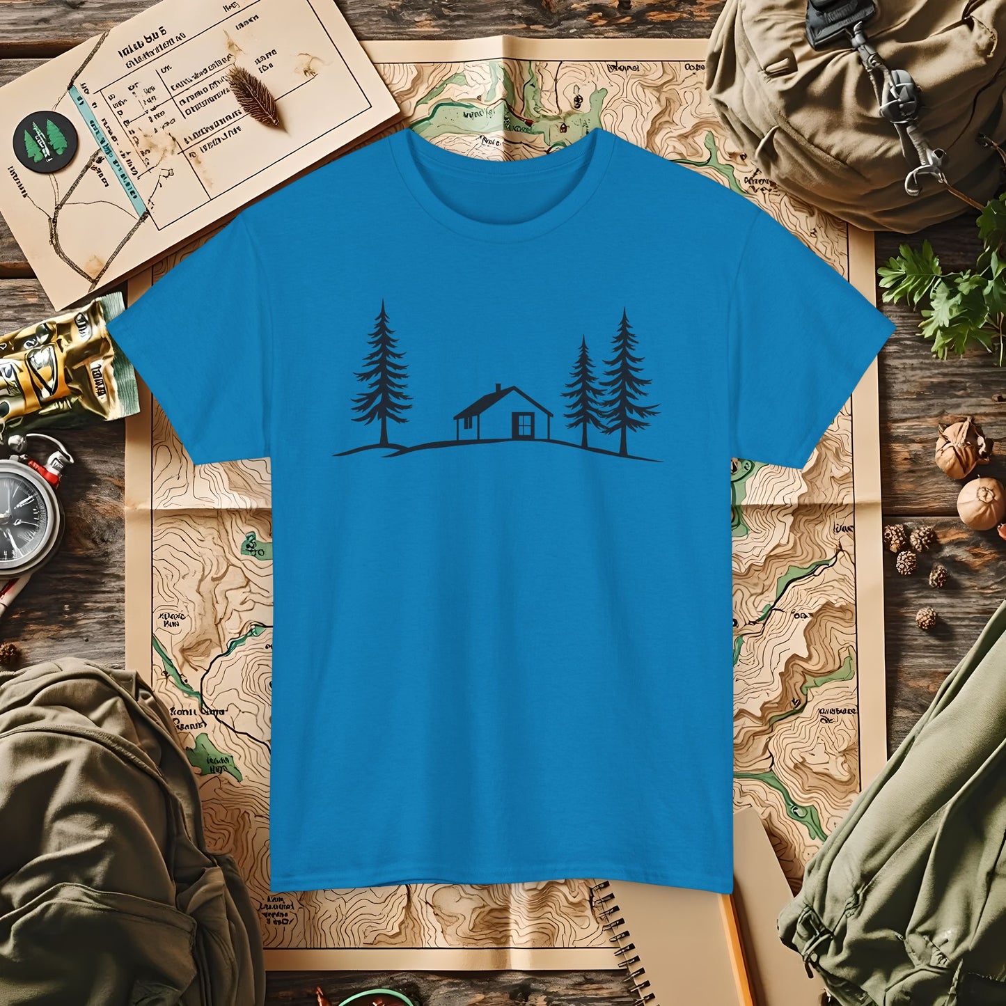Zen Cabin Outdoor Adventure T-Shirts | Camping, Hiking, Rafting & Kayaking Tees for Nature Lovers