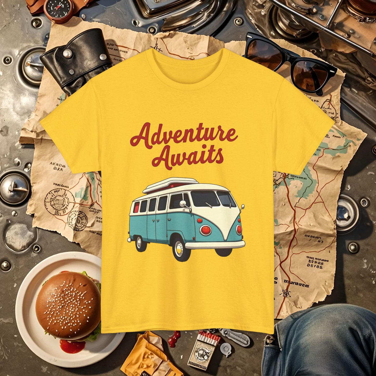 Wanderlust Van Road Trip & Vehicle Travel T-Shirts | Car, RV, and Motorcycle Adventure Tees