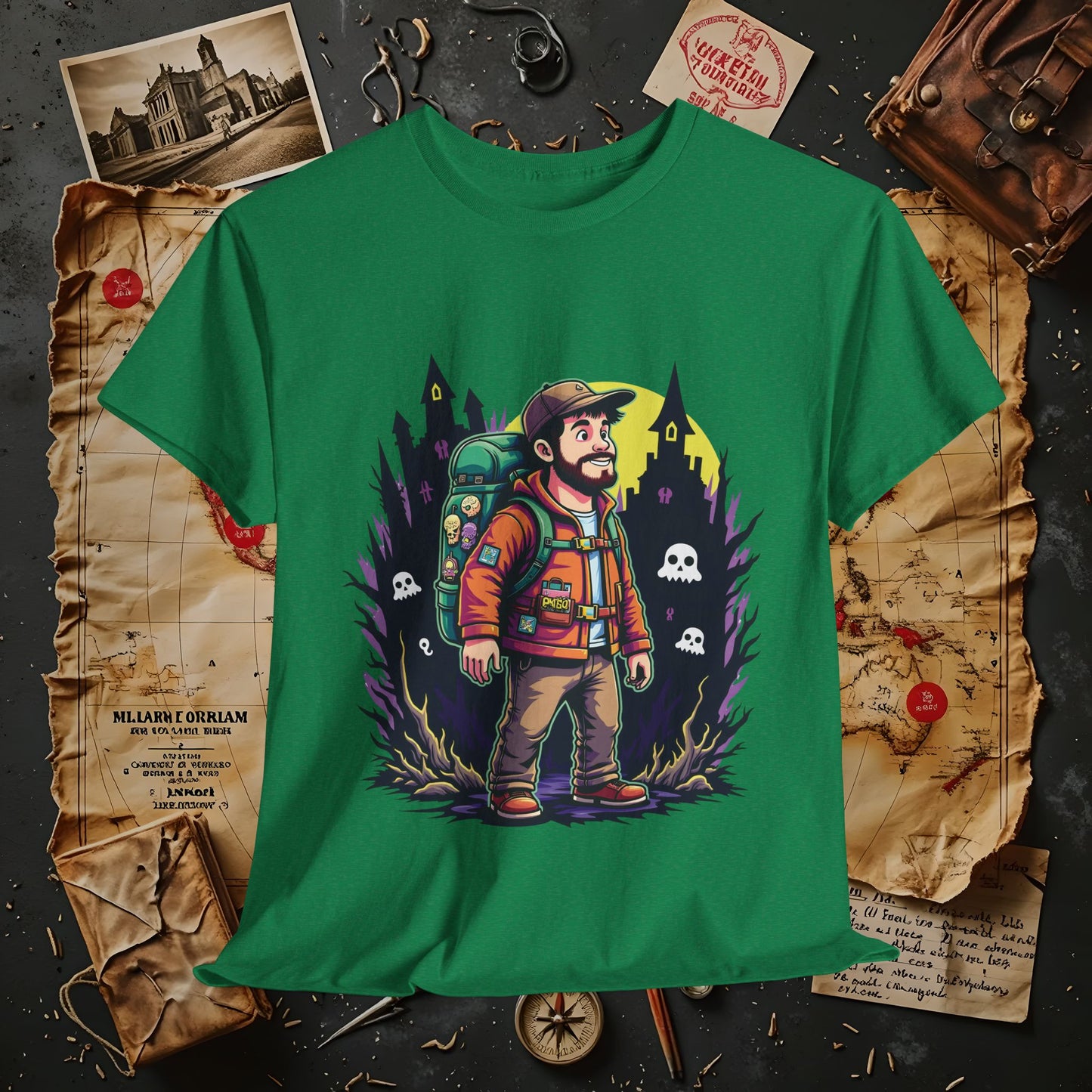 Ghost Hunt Thrillseeker Dark Tourism T-Shirts | Hauntingly Cool Travel Tees for the Morbidly Curious