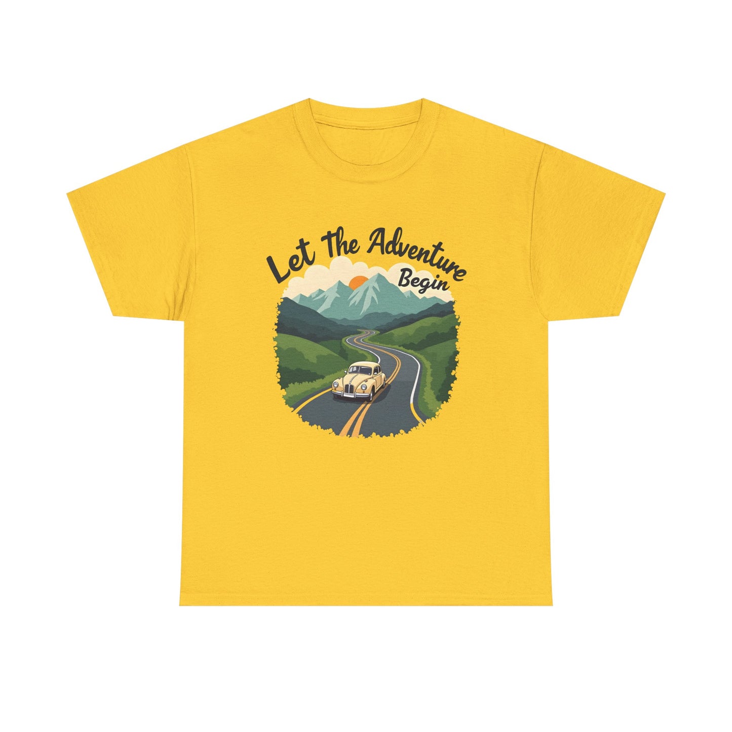 Adventure Awaits Road Trip & Vehicle Travel T-Shirts | Car, RV, and Motorcycle Adventure Tees