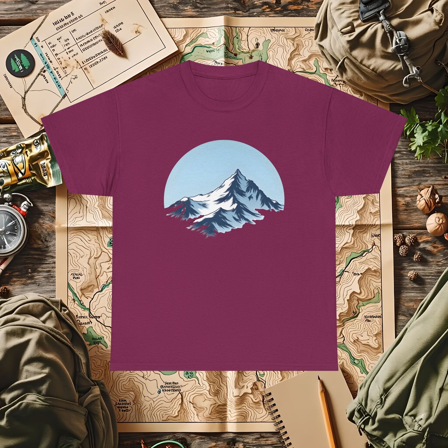 Mountain Escape Outdoor Adventure T-Shirts | Camping, Hiking, Rafting & Kayaking Tees for Nature Lovers