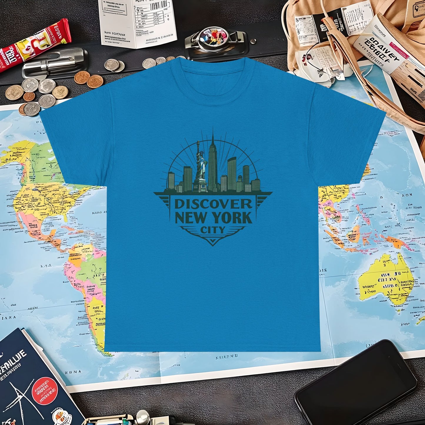 NYC Vintage Travel Air Travel T-Shirts | Jetsetter, Airport, and International Flight Tees