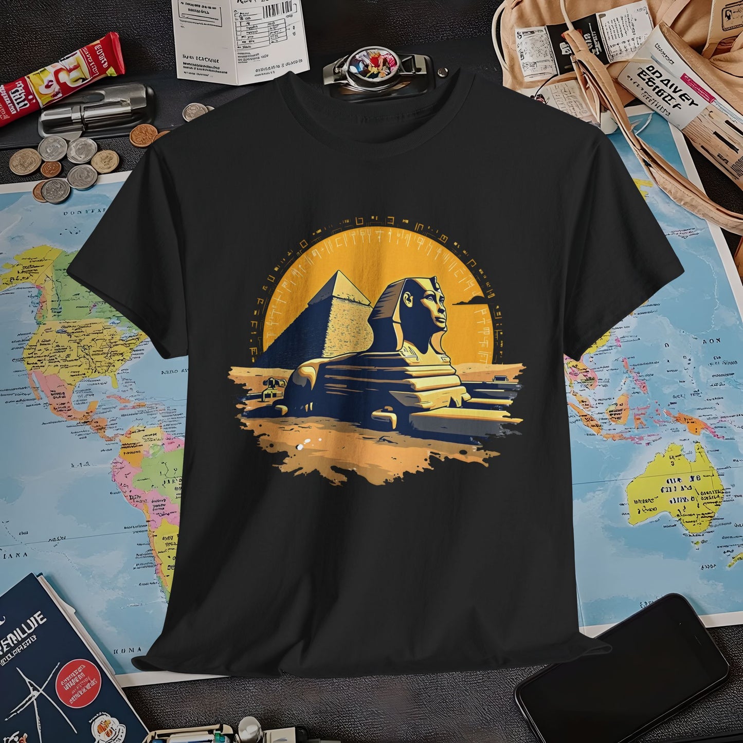Cairo Mystique Air Travel T-Shirts | Jetsetter, Airport, and International Flight Tees