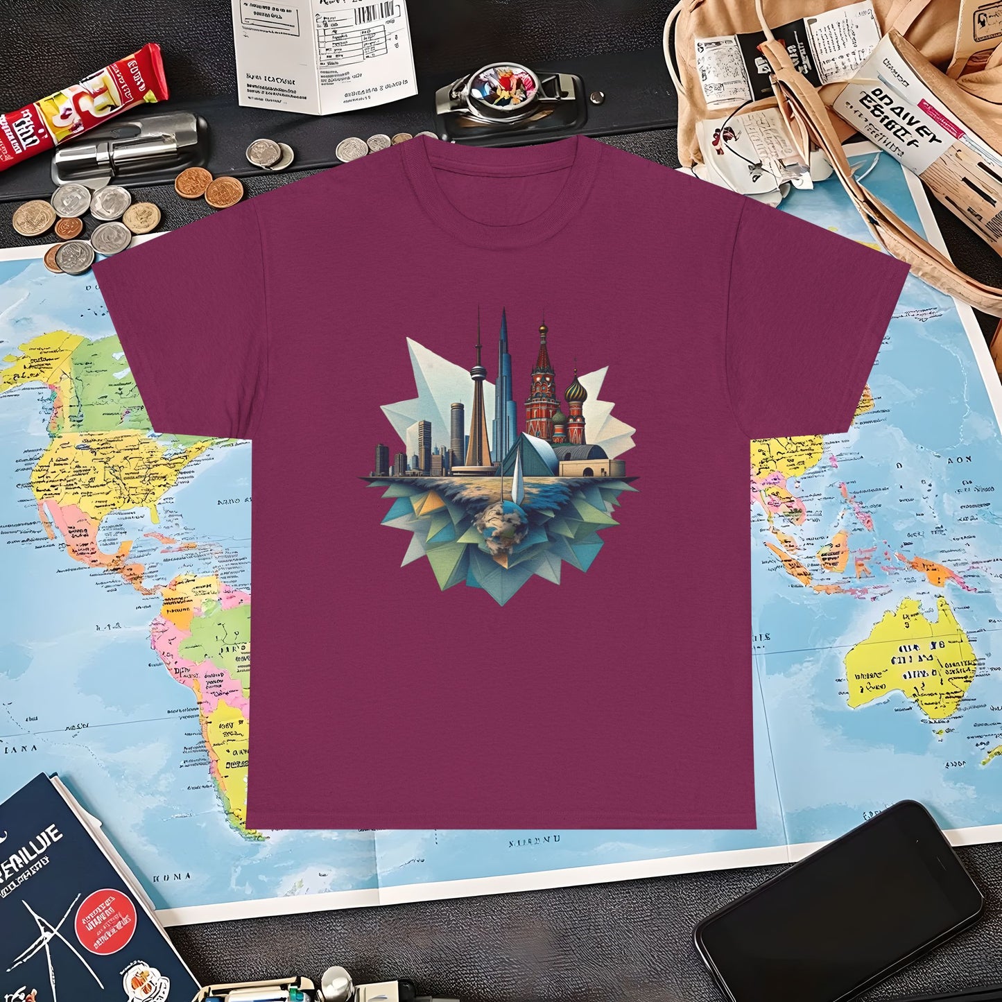 Urban Geometry Air Travel T-Shirts | Jetsetter, Airport, and International Flight Tees