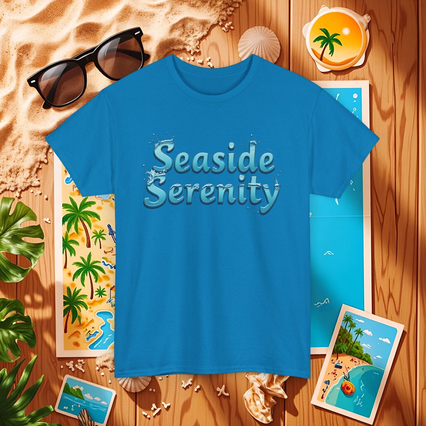 Seaside Bliss Beach Travel T-Shirts | Tropical Vacation & Coastal Lifestyle Tees