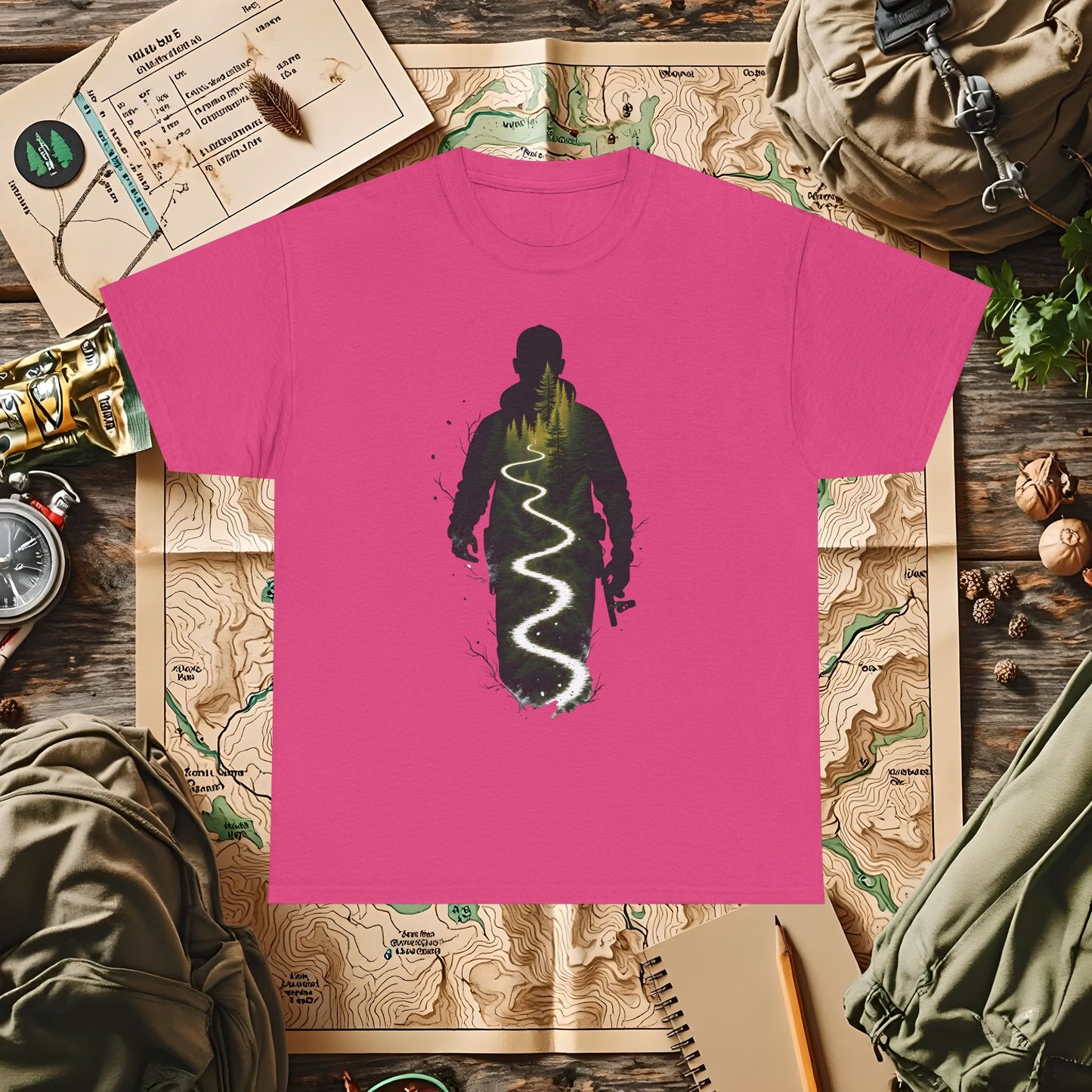 Nature Journey Outdoor Adventure T-Shirts | Camping, Hiking, Rafting & Kayaking Tees for Nature Lovers