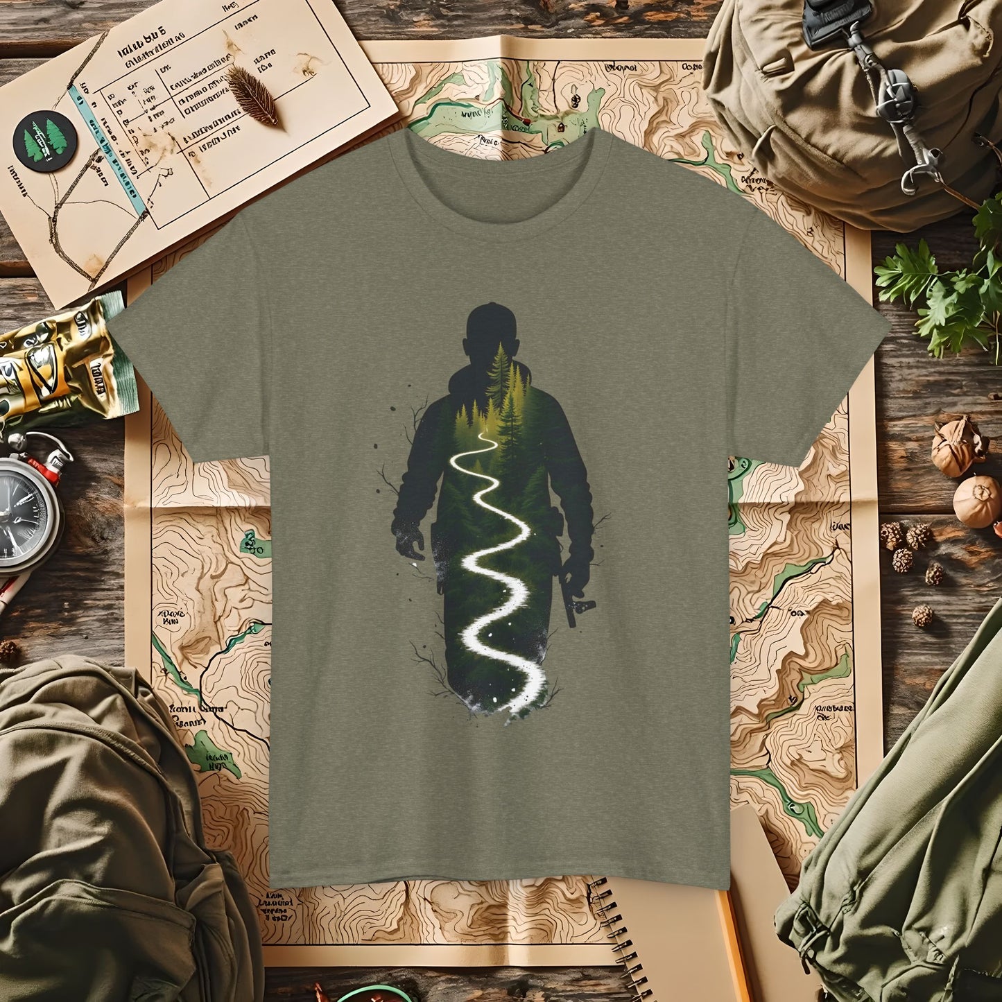 Nature Journey Outdoor Adventure T-Shirts | Camping, Hiking, Rafting & Kayaking Tees for Nature Lovers