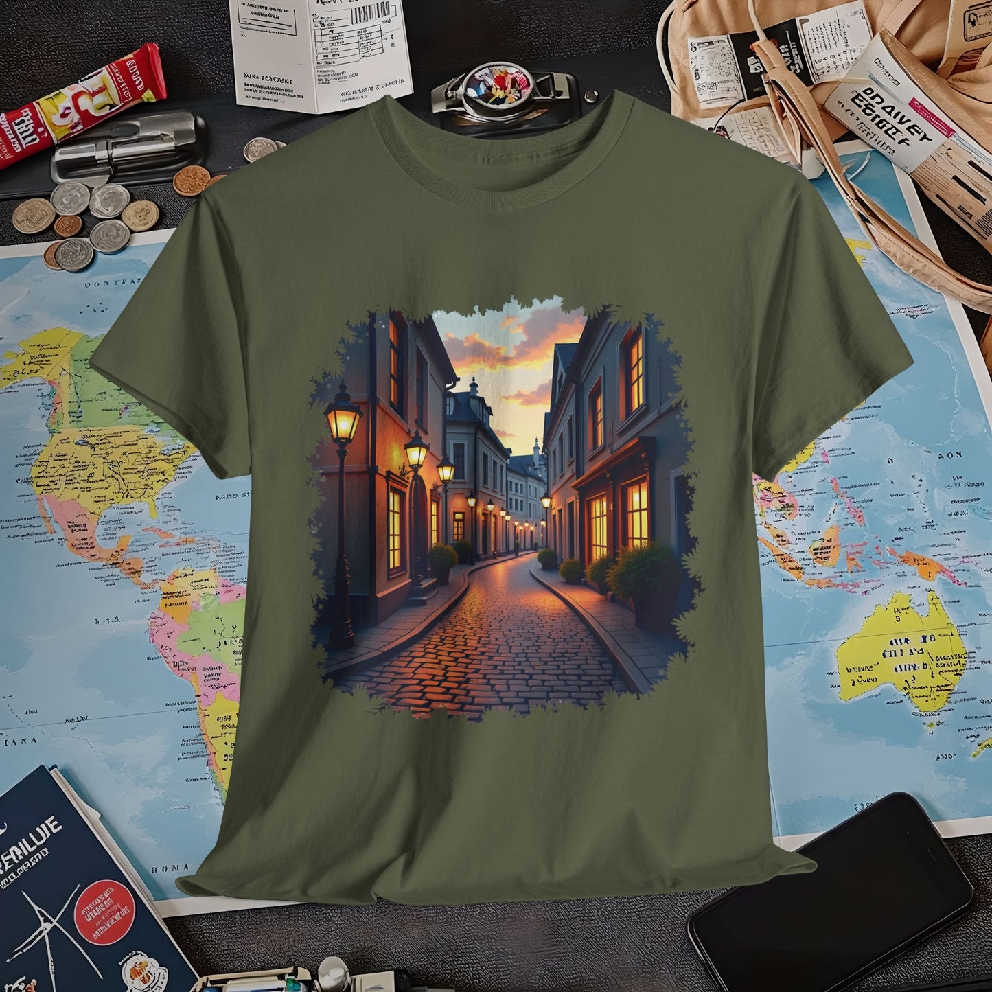 European Romance Air Travel T-Shirts | Jetsetter, Airport, and International Flight Tees