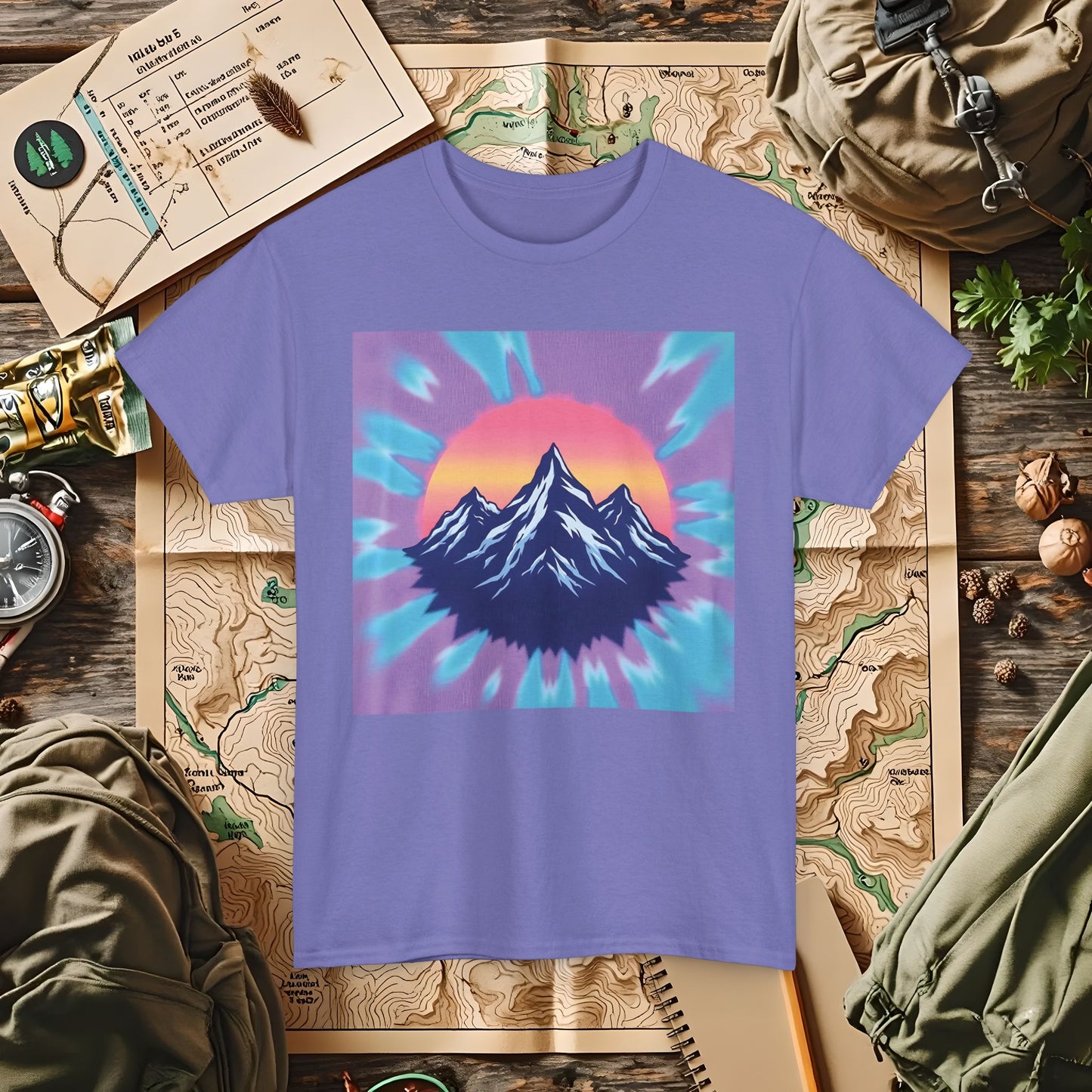 Color Peak Outdoor Adventure T-Shirts | Camping, Hiking, Rafting & Kayaking Tees for Nature Lovers