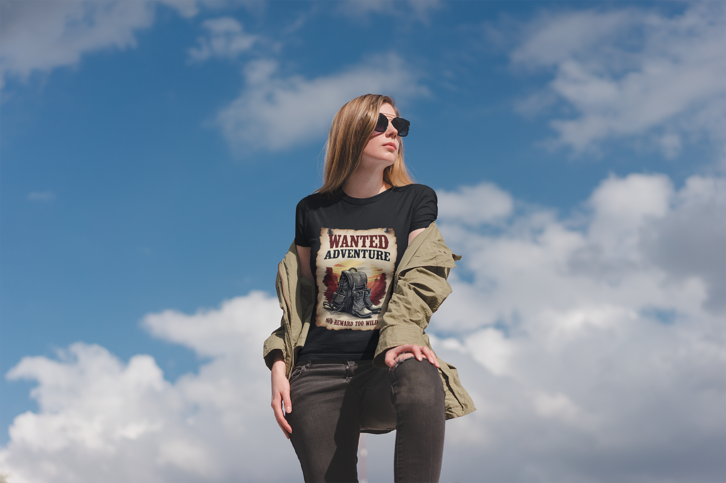 Wanted Adventure, No Reward too Wild, Outdoor Adventure T-Shirts | Camping, Hiking, Rafting & Kayaking Tees for Nature Lovers