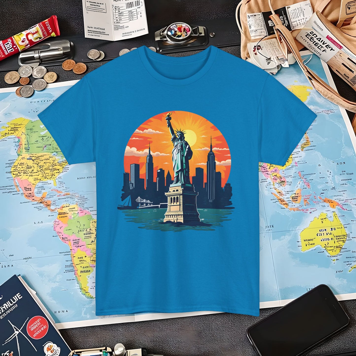 New York Dream Air Travel T-Shirts | Jetsetter, Airport, and International Flight Tees