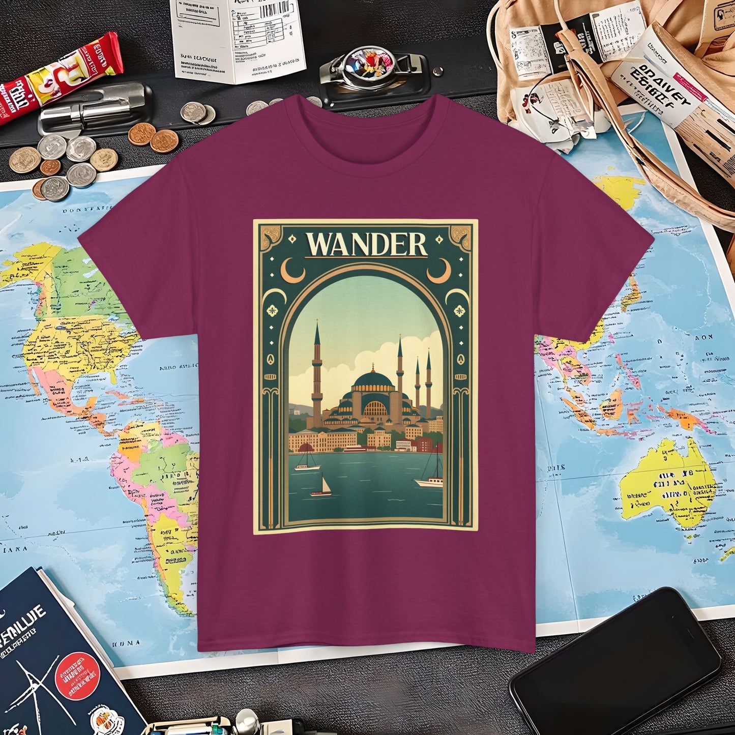 Istanbul Elegance Air Travel T-Shirts | Jetsetter, Airport, and International Flight Tees