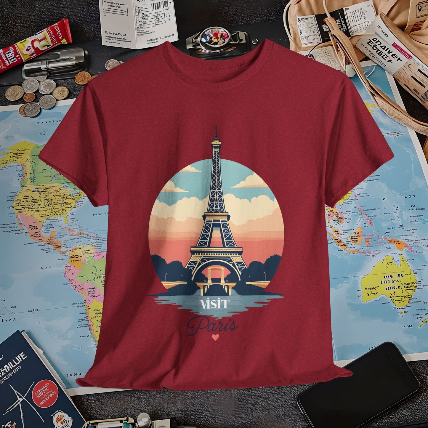 Paris Dreams Air Travel T-Shirts | Jetsetter, Airport, and International Flight Tees