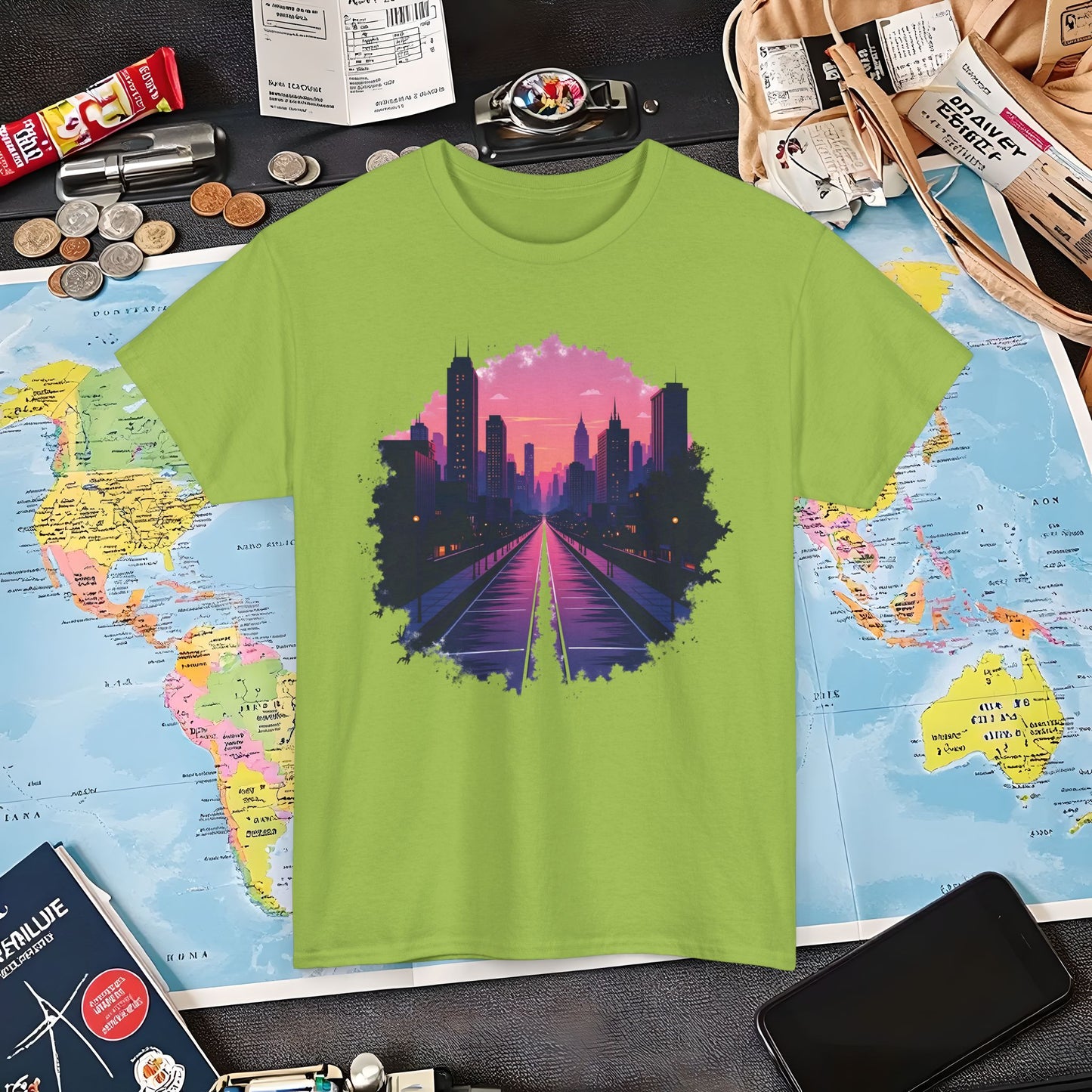 Twilight City Air Travel T-Shirts | Jetsetter, Airport, and International Flight Tees