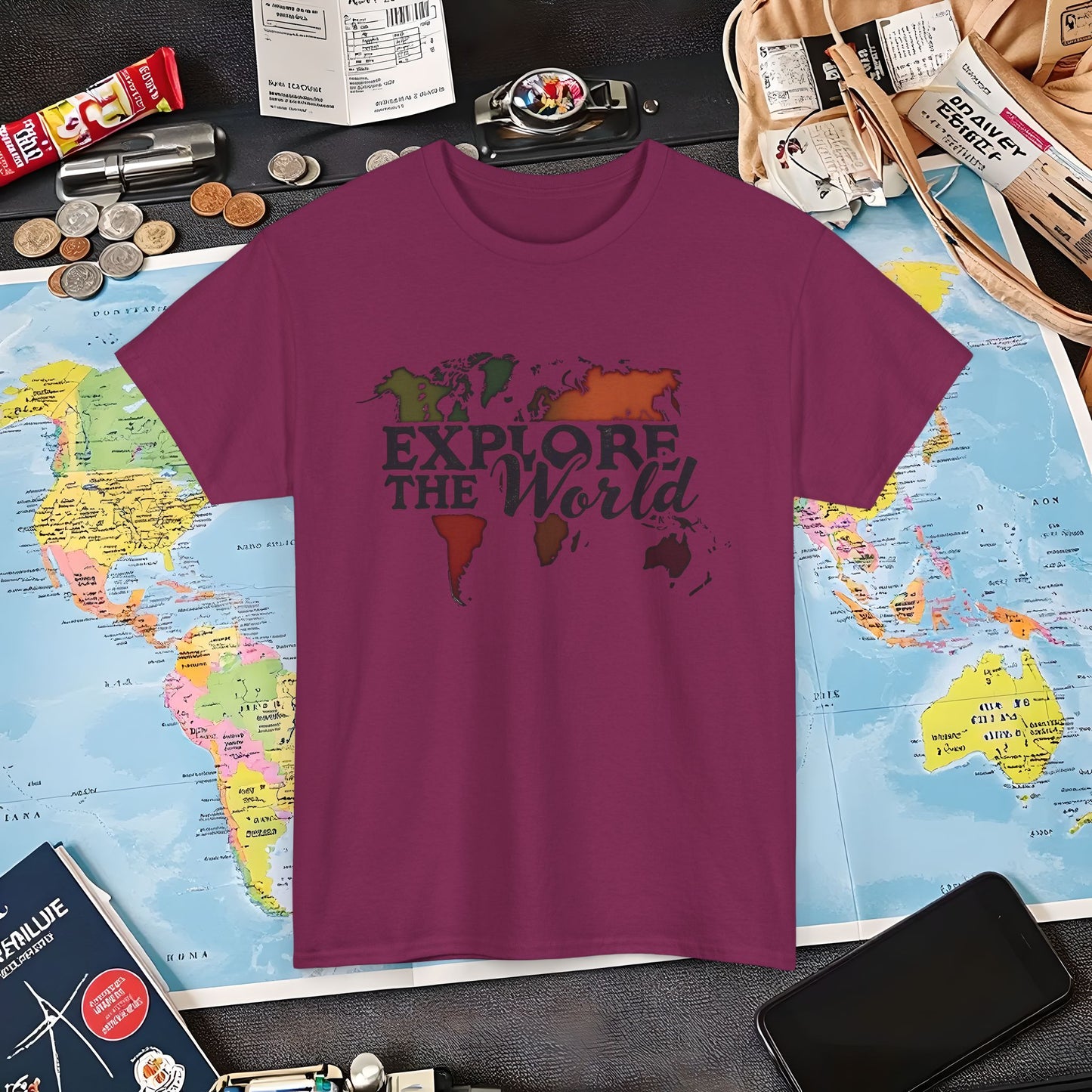 Vintage Explorer Air Travel T-Shirts | Jetsetter, Airport, and International Flight Tees