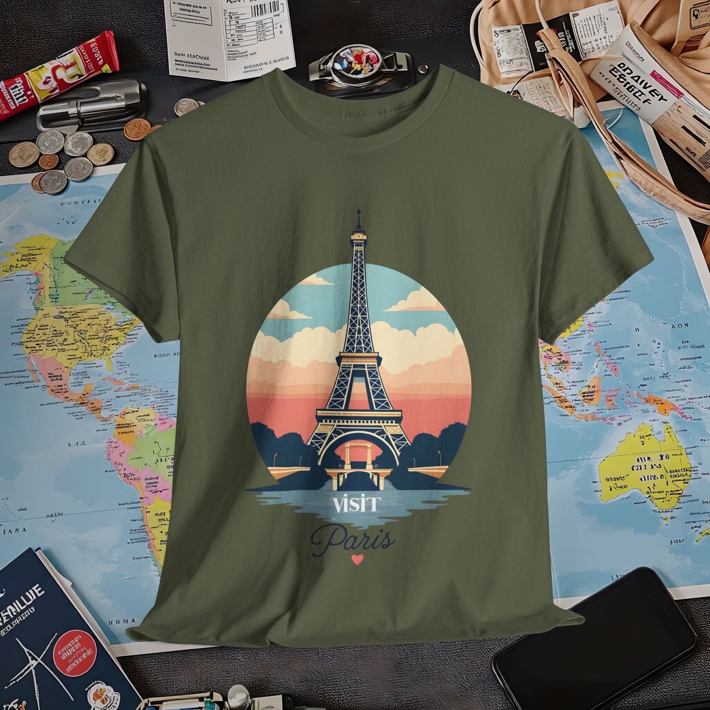 Paris Dreams Air Travel T-Shirts | Jetsetter, Airport, and International Flight Tees
