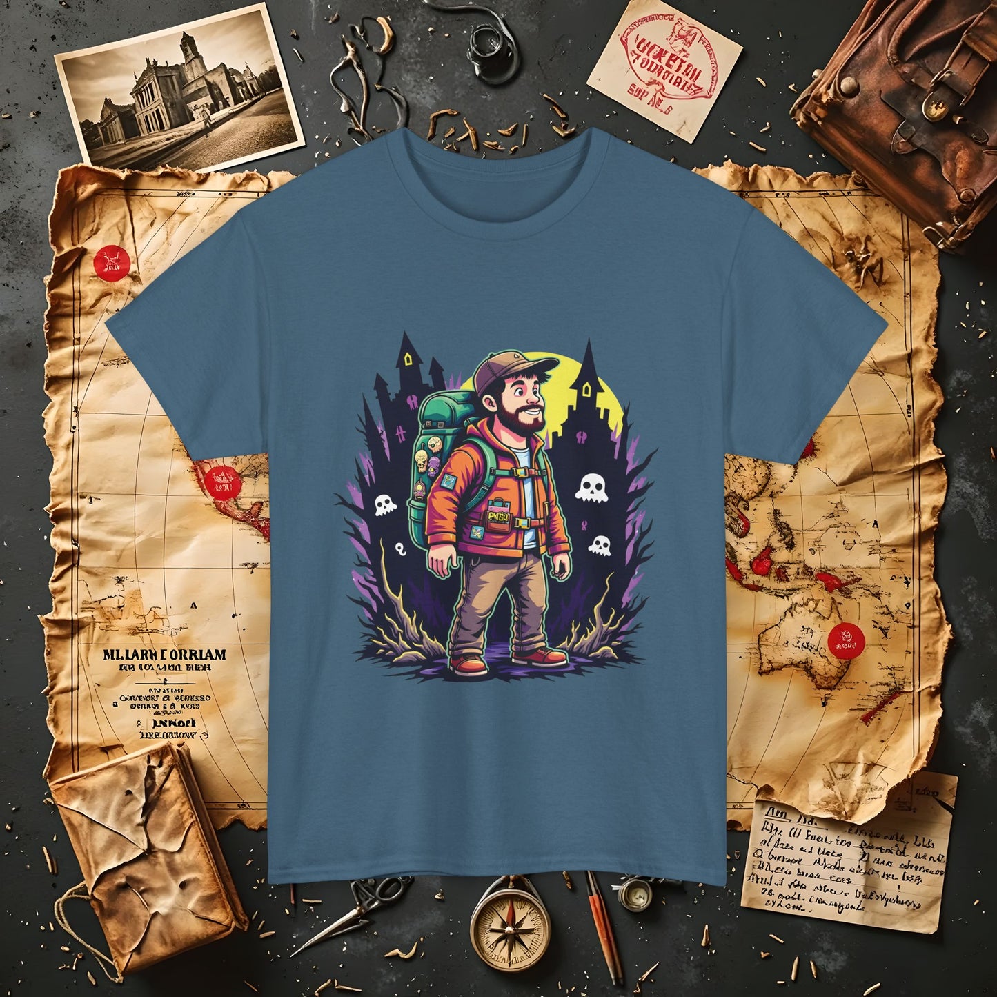 Ghost Hunt Thrillseeker Dark Tourism T-Shirts | Hauntingly Cool Travel Tees for the Morbidly Curious