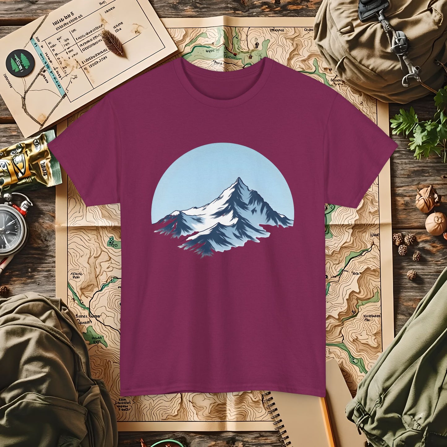 Mountain Escape Outdoor Adventure T-Shirts | Camping, Hiking, Rafting & Kayaking Tees for Nature Lovers