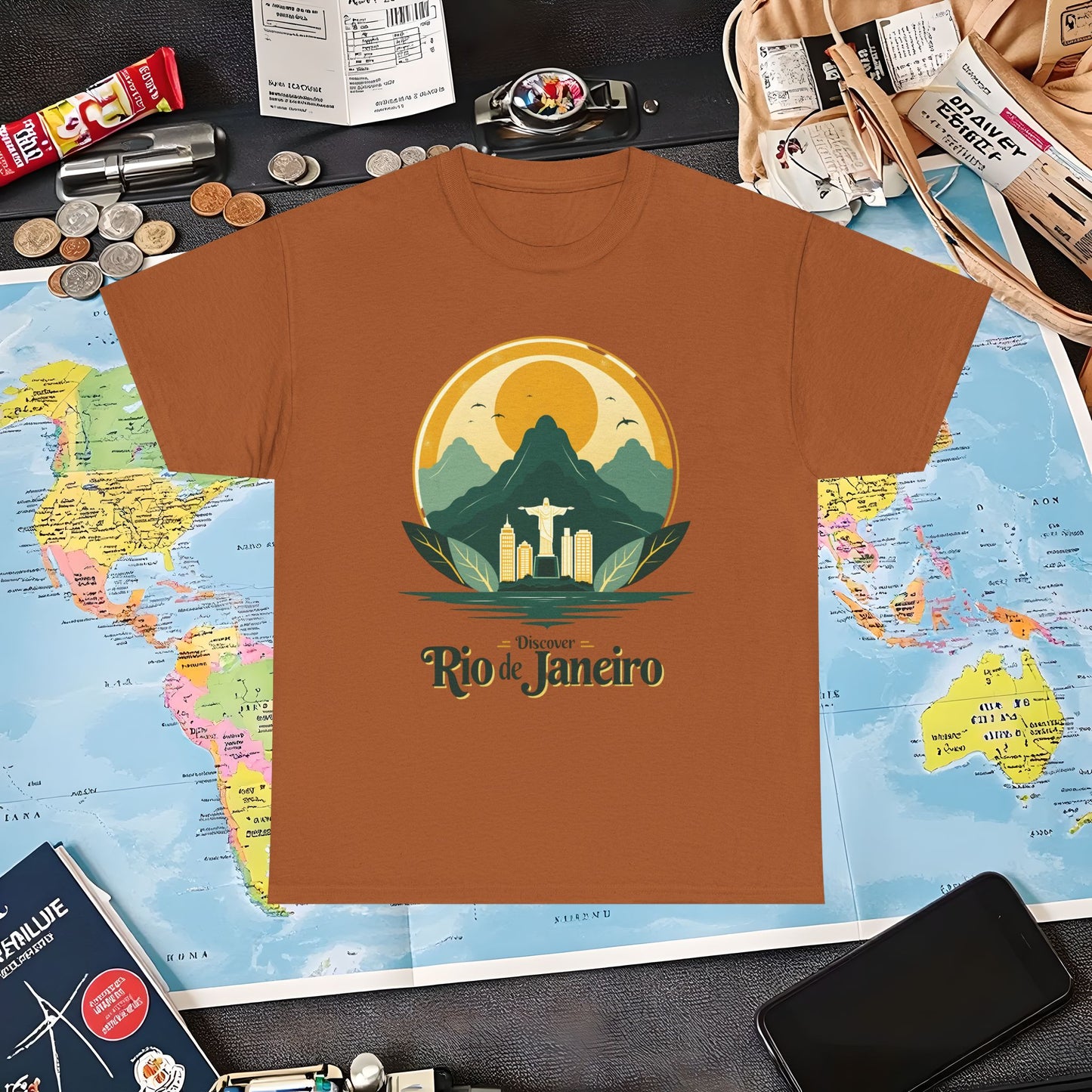 Rio Vintage Air Travel T-Shirts | Jetsetter, Airport, and International Flight Tees