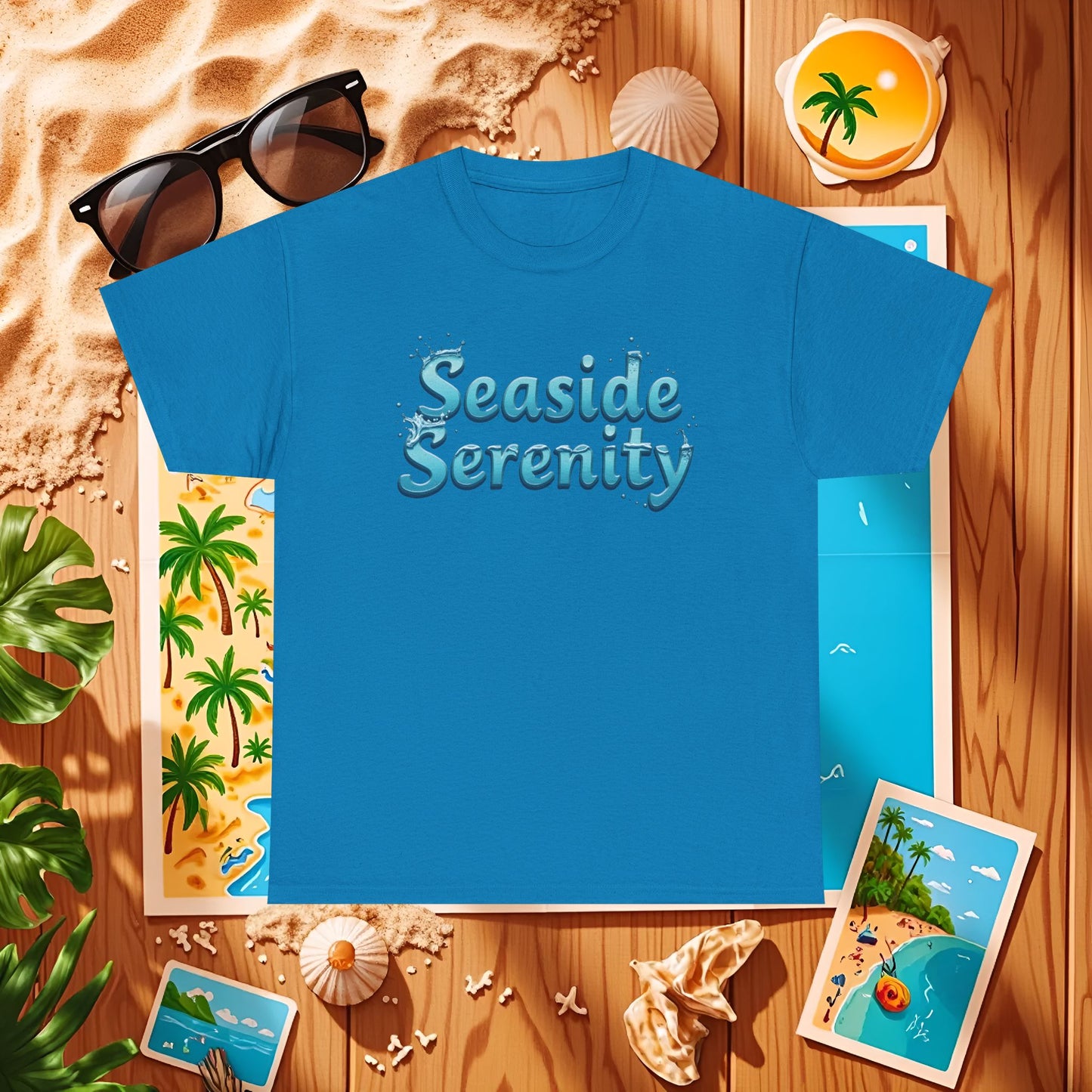 Seaside Bliss Beach Travel T-Shirts | Tropical Vacation & Coastal Lifestyle Tees