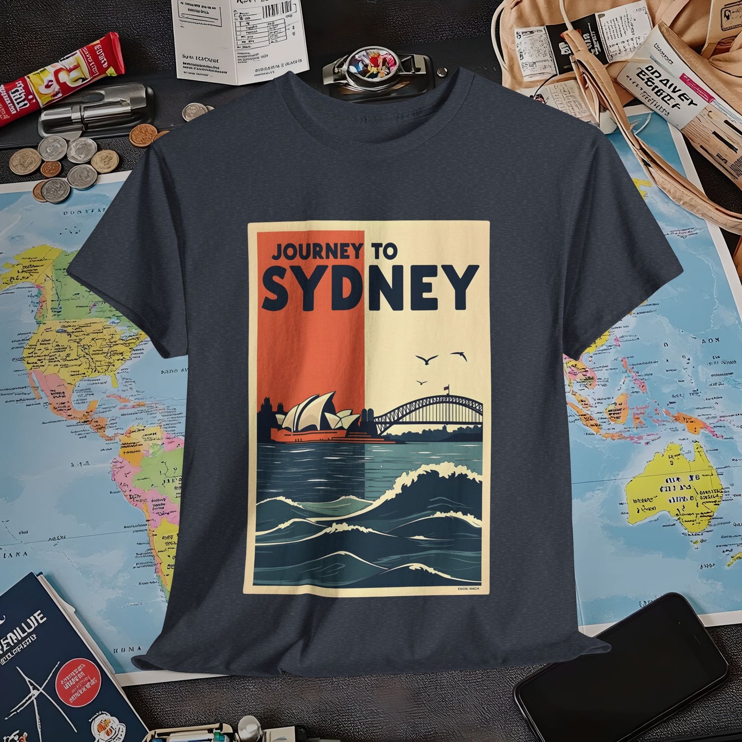 Sydney Journey Air Travel T-Shirts | Jetsetter, Airport, and International Flight Tees