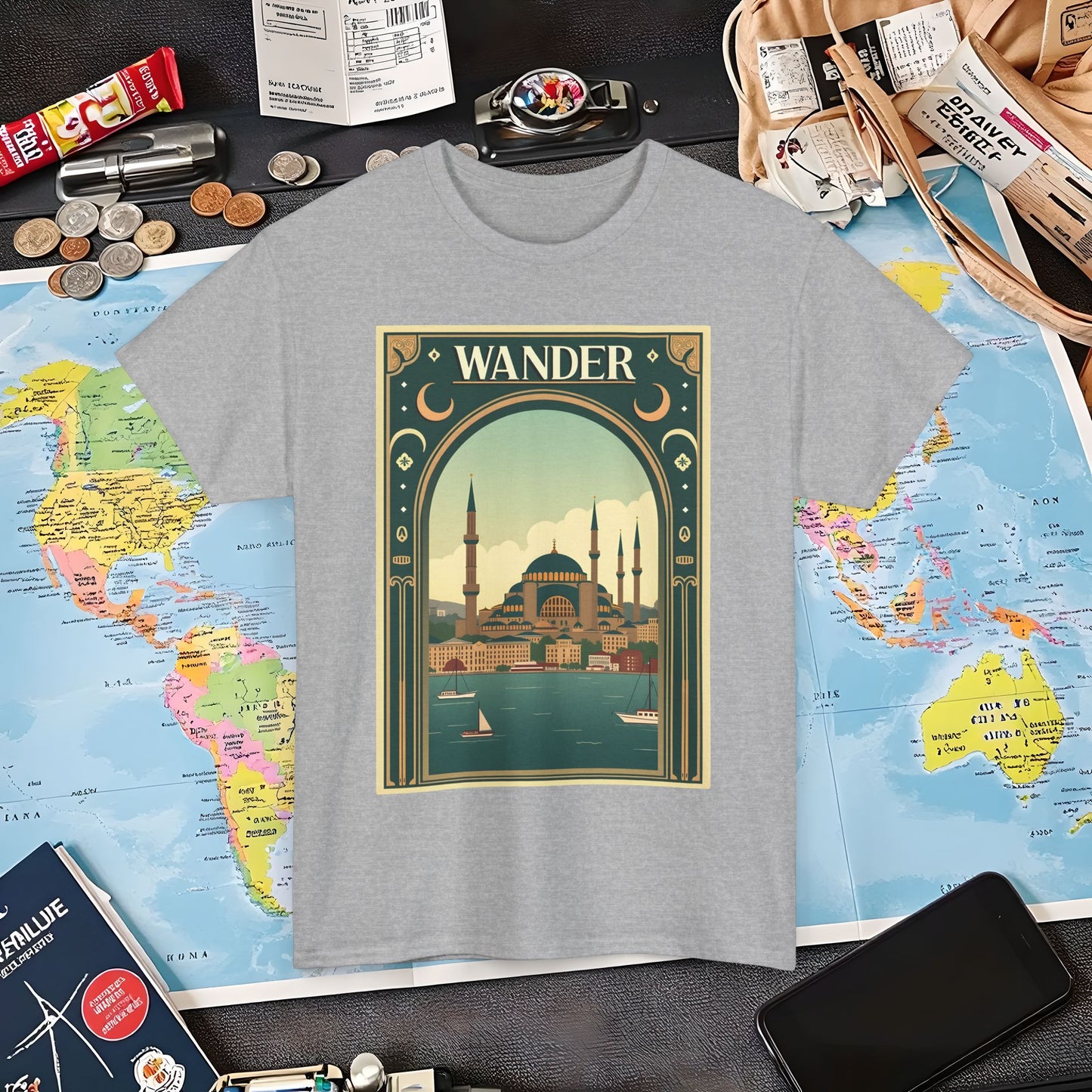 Istanbul Elegance Air Travel T-Shirts | Jetsetter, Airport, and International Flight Tees