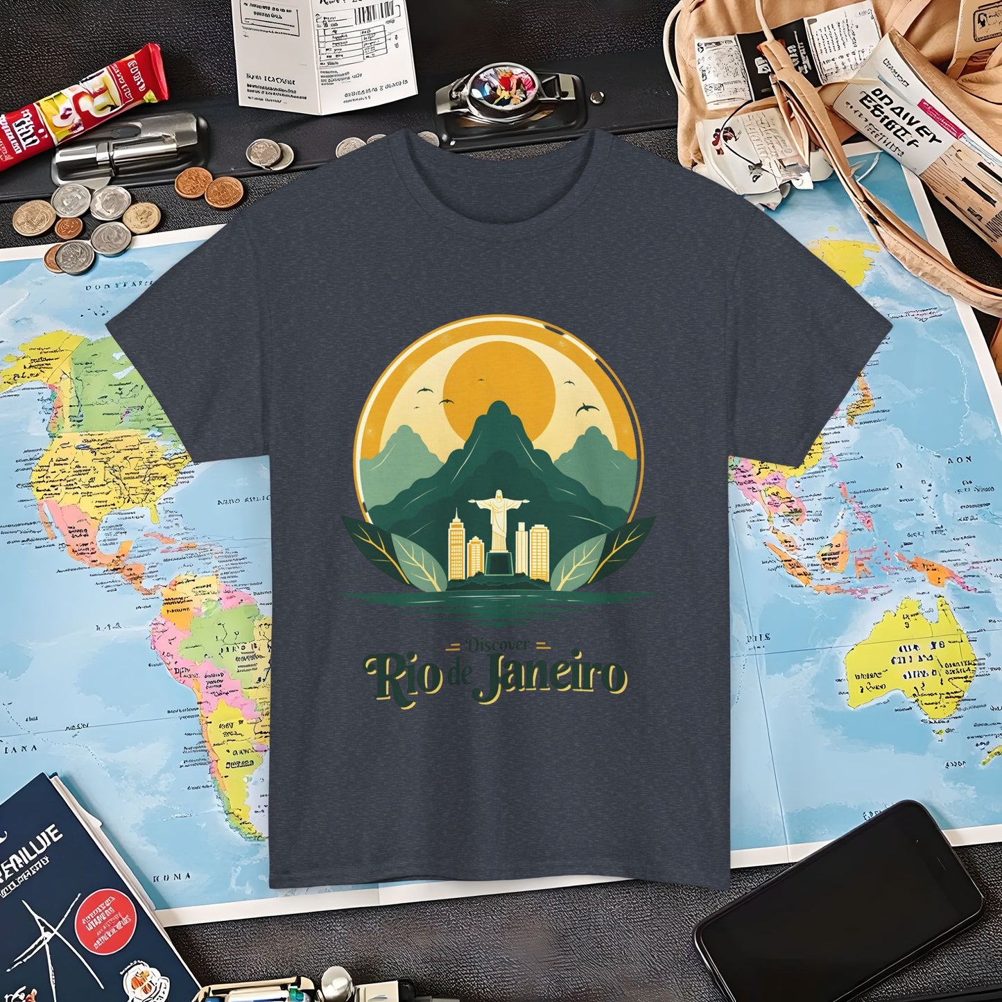 Rio Vintage Air Travel T-Shirts | Jetsetter, Airport, and International Flight Tees