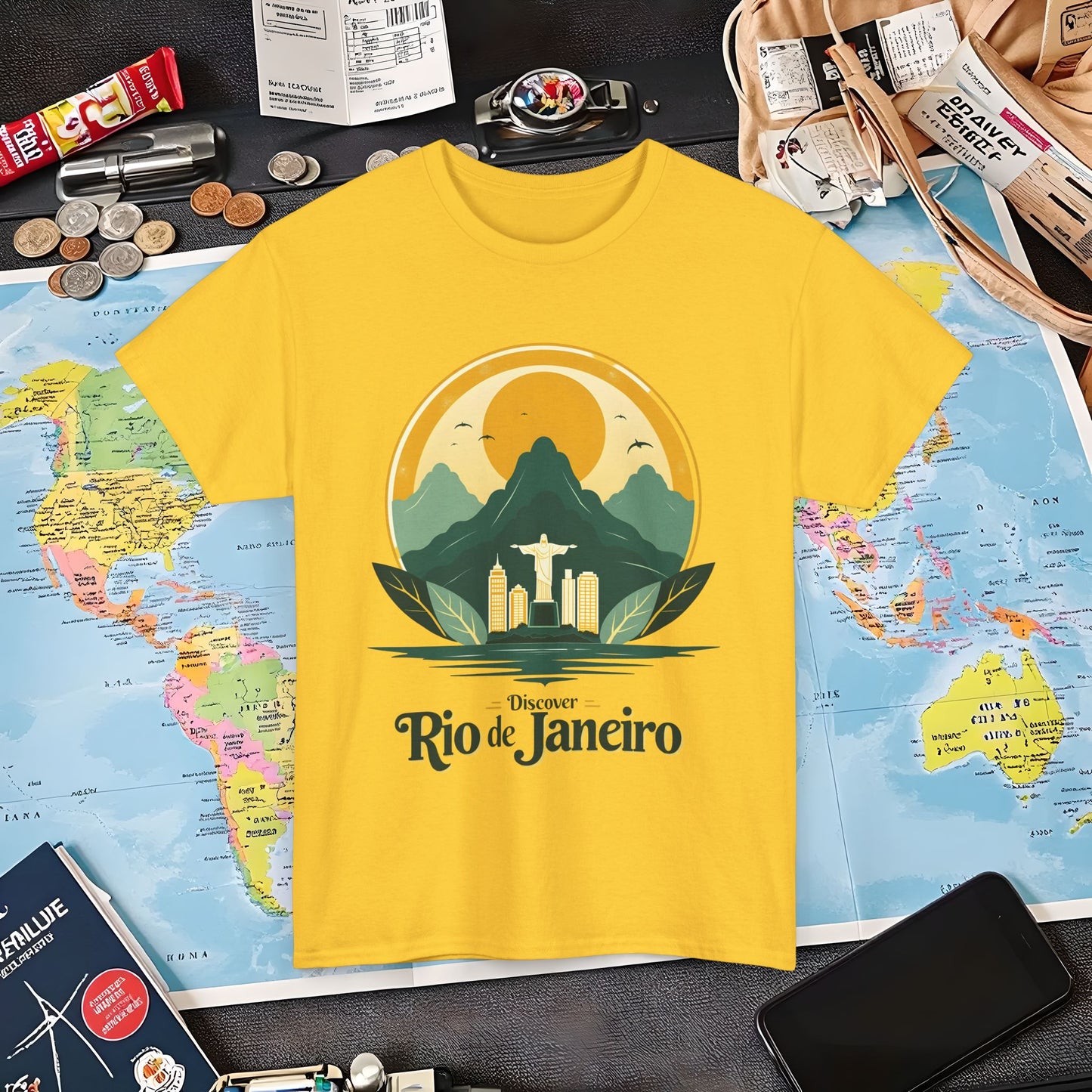 Rio Vintage Air Travel T-Shirts | Jetsetter, Airport, and International Flight Tees