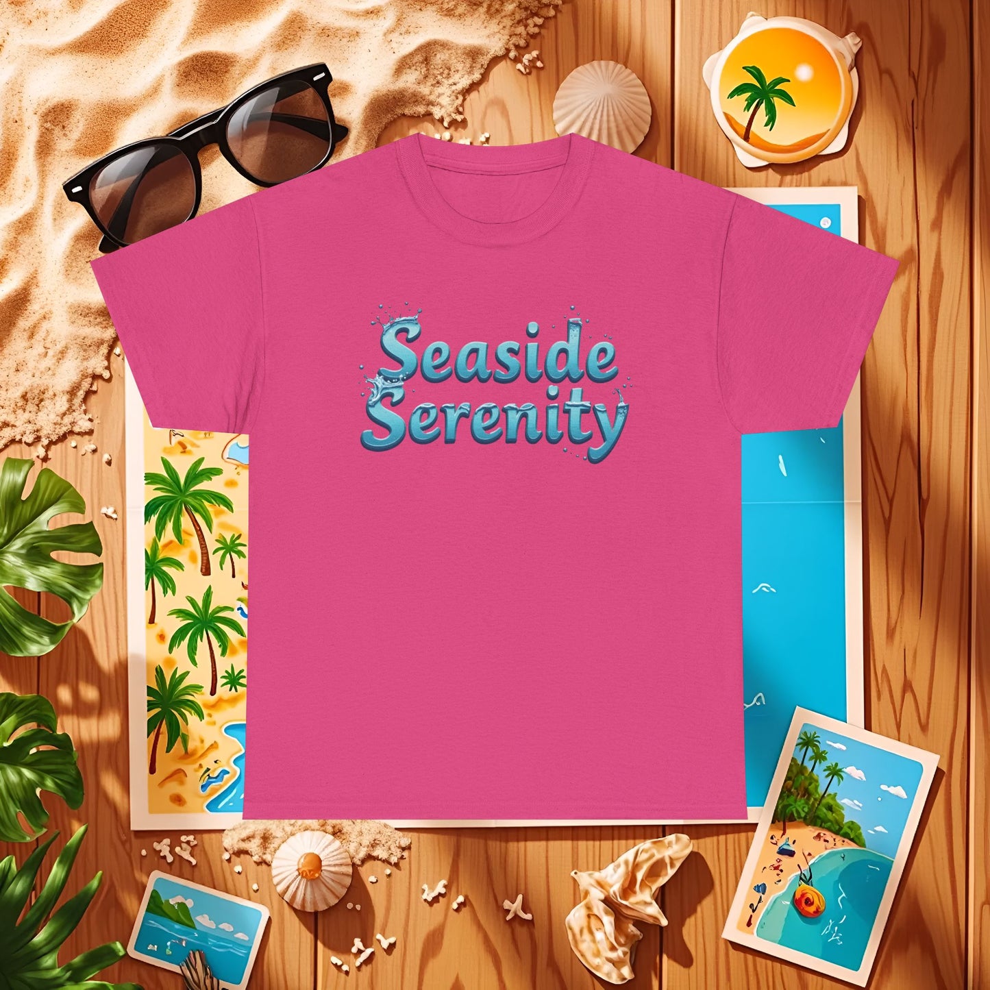 Seaside Bliss Beach Travel T-Shirts | Tropical Vacation & Coastal Lifestyle Tees