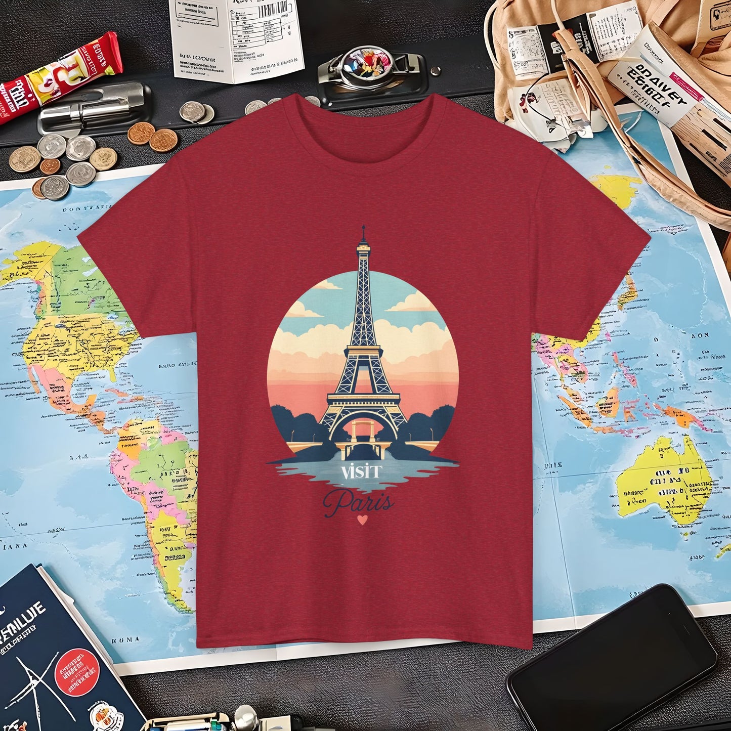 Paris Dreams Air Travel T-Shirts | Jetsetter, Airport, and International Flight Tees