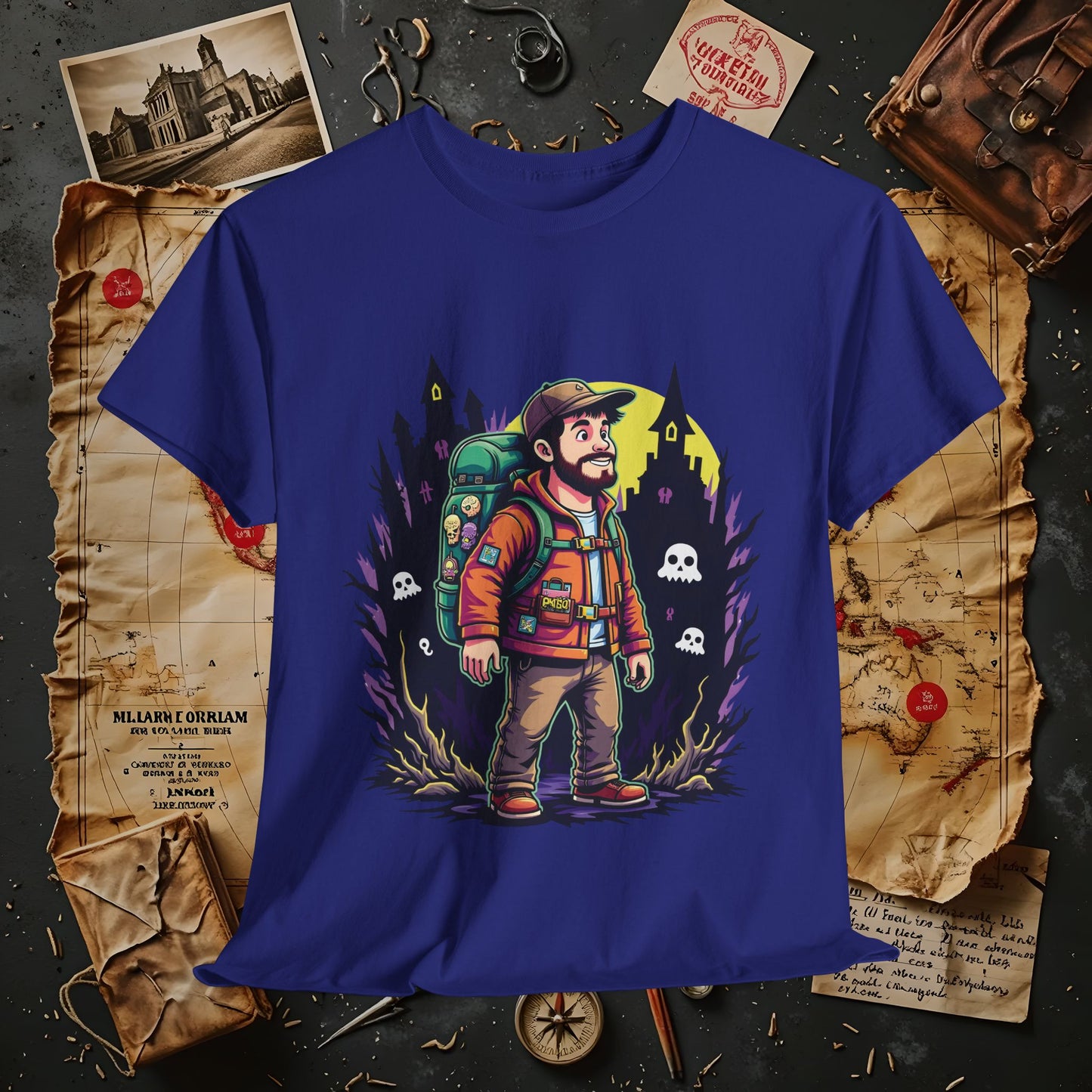 Ghost Hunt Thrillseeker Dark Tourism T-Shirts | Hauntingly Cool Travel Tees for the Morbidly Curious
