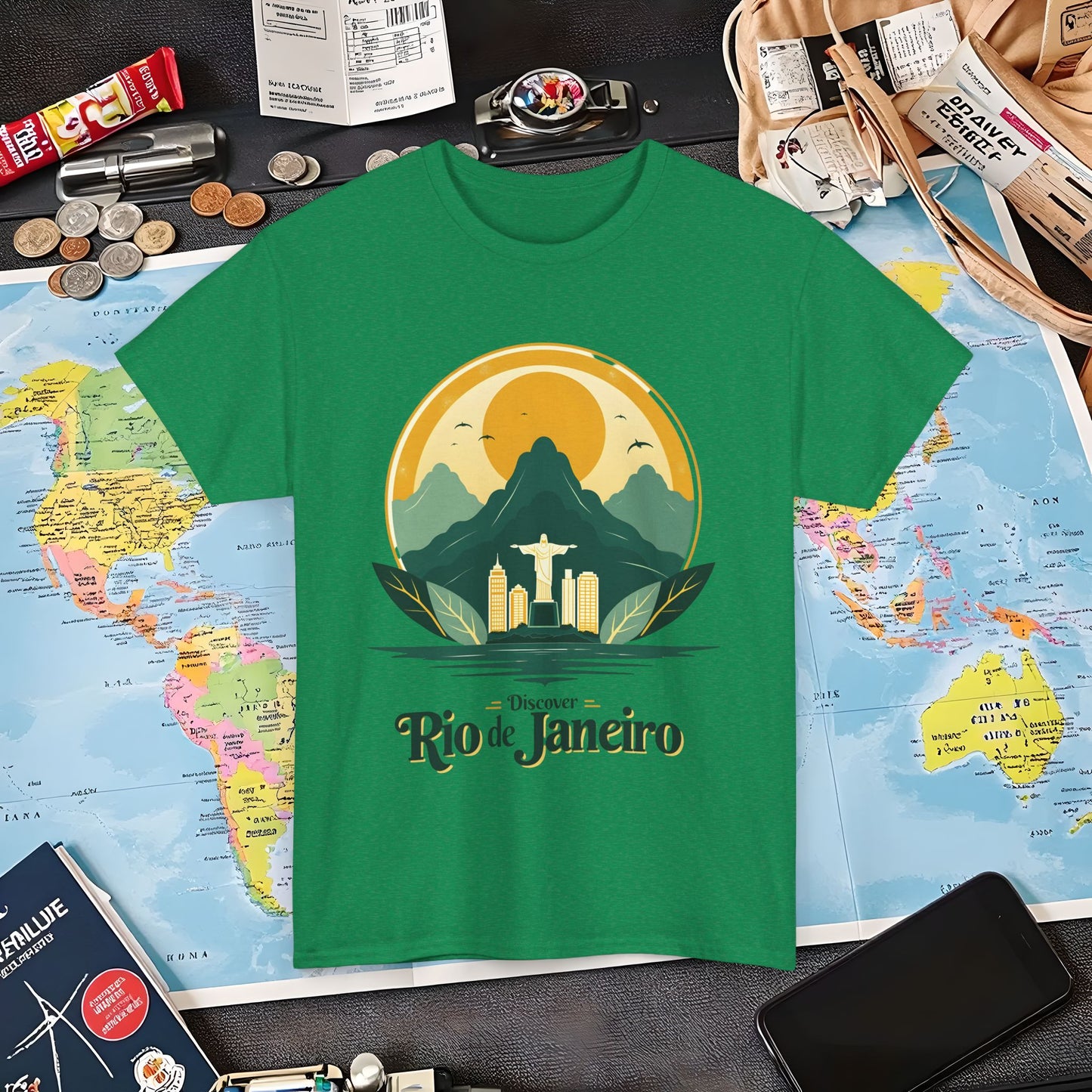 Rio Vintage Air Travel T-Shirts | Jetsetter, Airport, and International Flight Tees