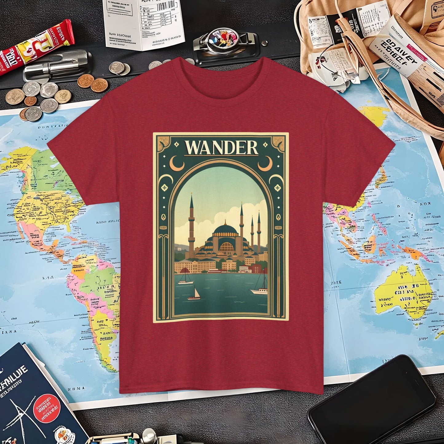 Istanbul Elegance Air Travel T-Shirts | Jetsetter, Airport, and International Flight Tees