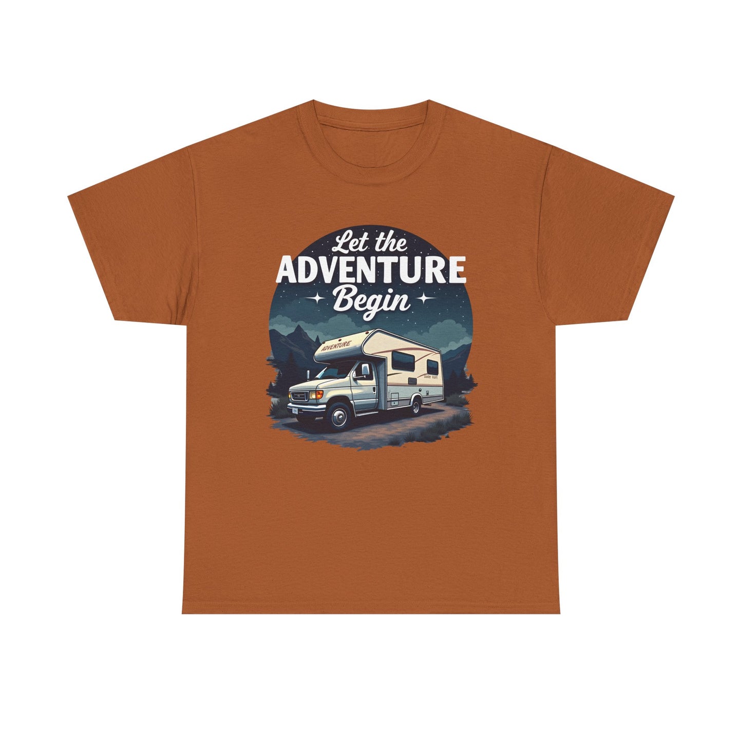 Adventure Awaits Road Trip & Vehicle Travel T-Shirts | Car, RV, and Motorcycle Adventure Tees