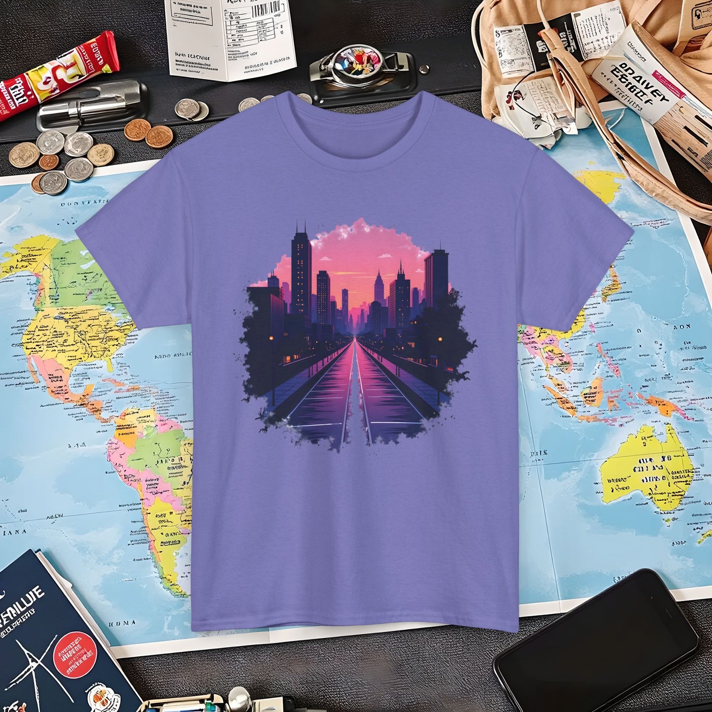 Twilight City Air Travel T-Shirts | Jetsetter, Airport, and International Flight Tees
