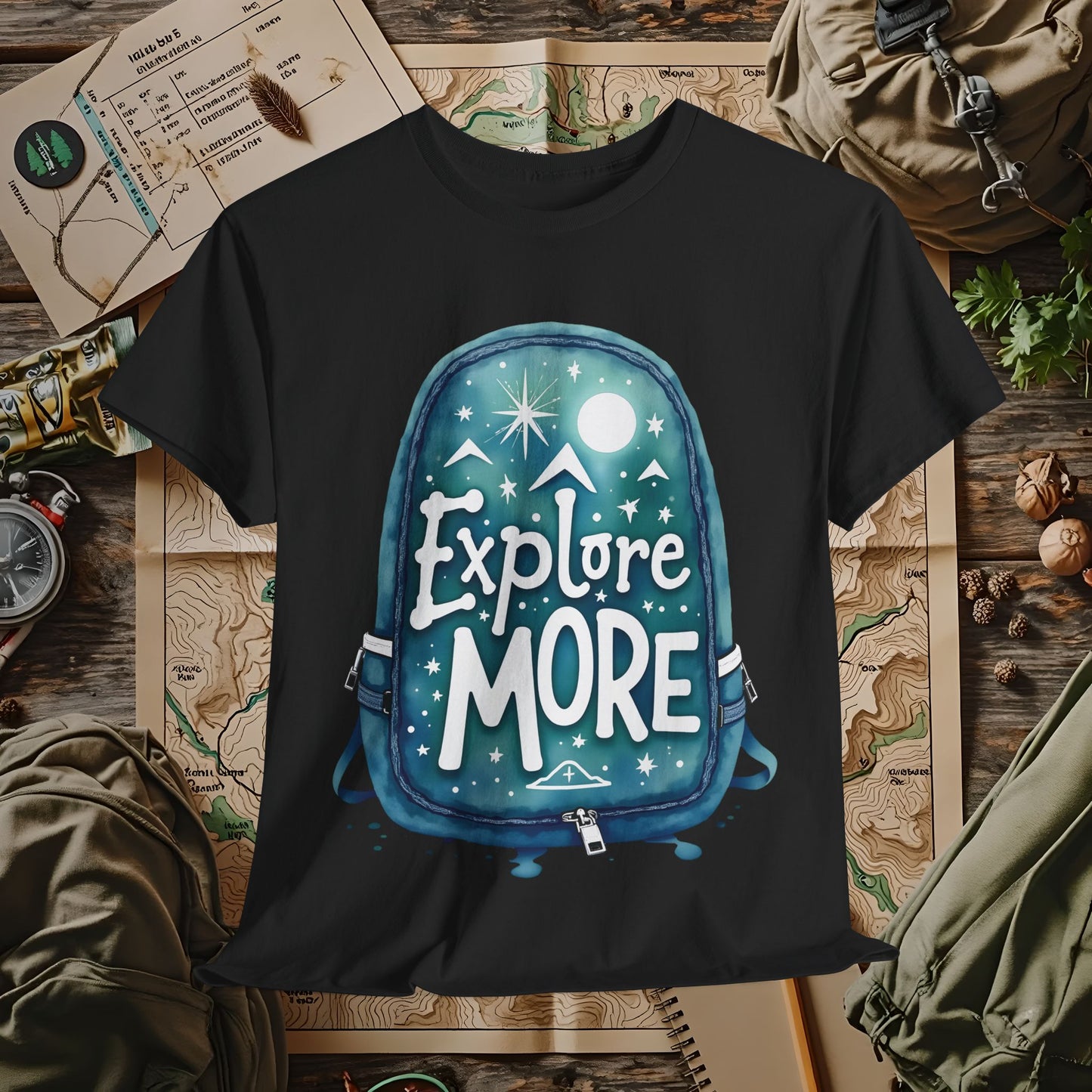 Explore More Outdoor Adventure T-Shirts | Camping, Hiking, Rafting & Kayaking Tees for Nature Lovers