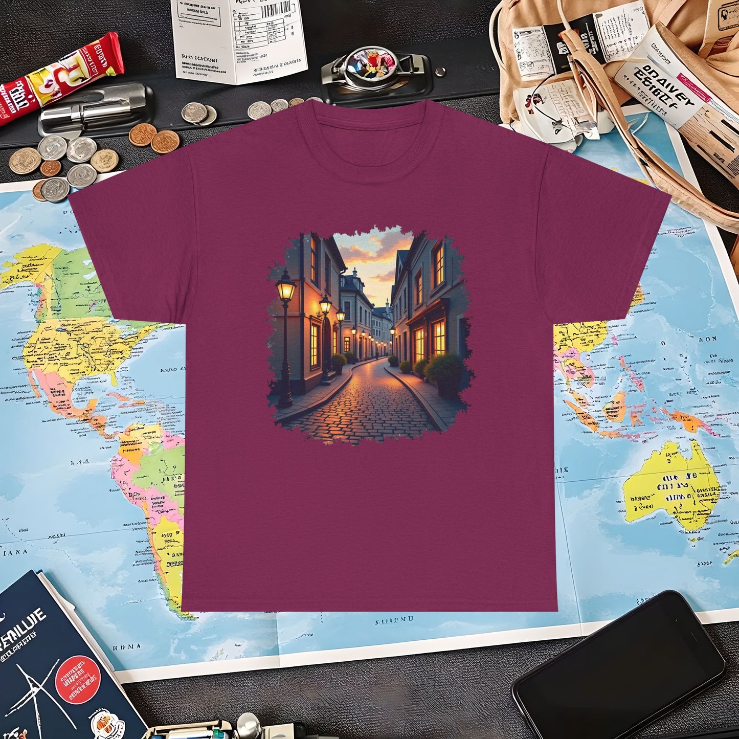 European Romance Air Travel T-Shirts | Jetsetter, Airport, and International Flight Tees