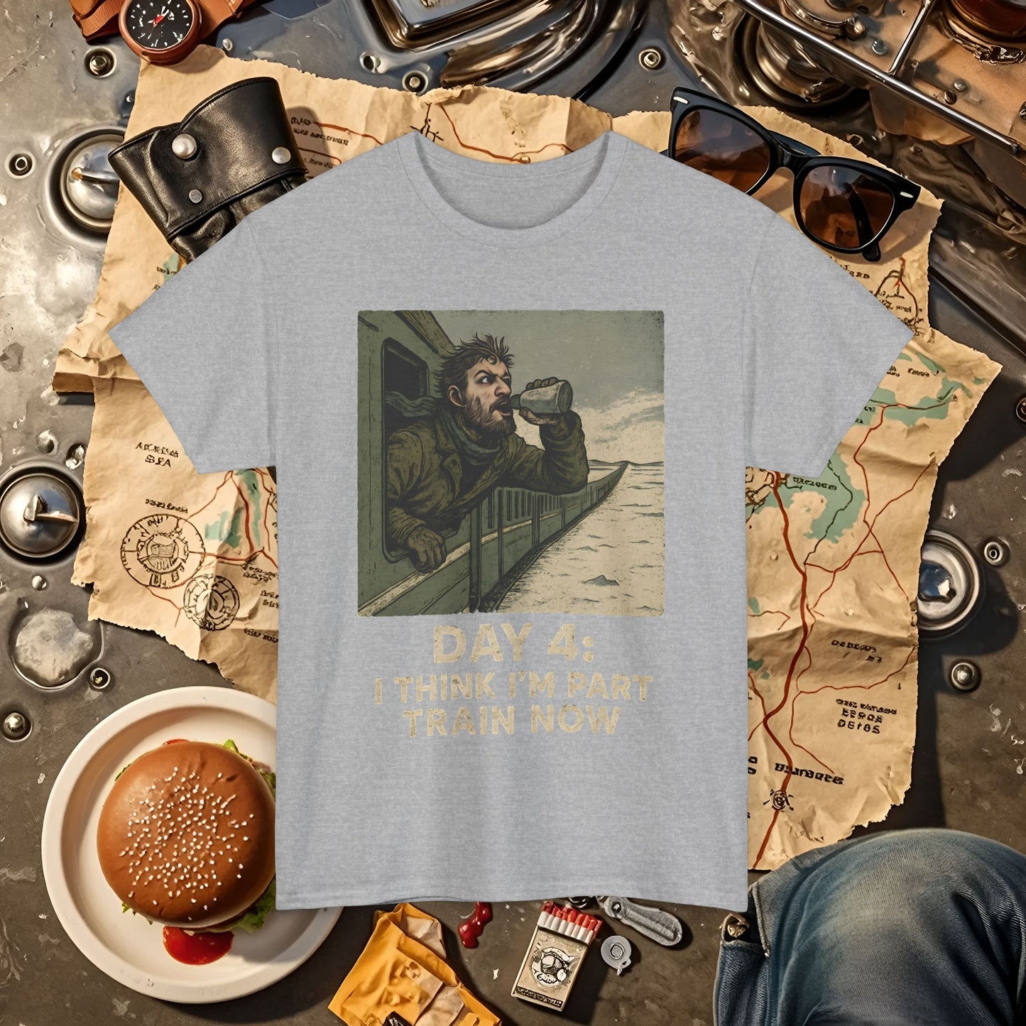 Day 4: I Think I Am Part Train – Feral Traveler’s Siberian Railroad Tee Road Trip & Vehicle Travel T-Shirts | Car, RV, and Motorcycle Adventure Tees