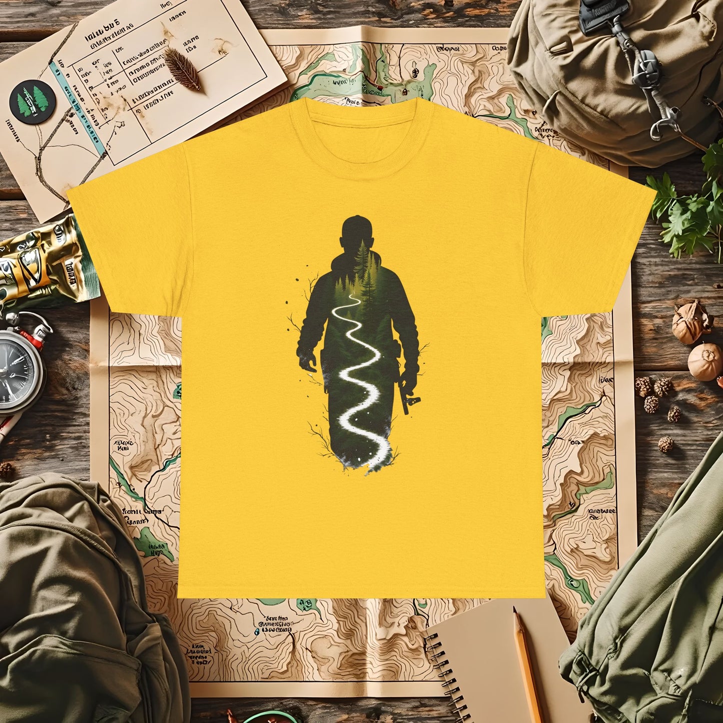 Nature Journey Outdoor Adventure T-Shirts | Camping, Hiking, Rafting & Kayaking Tees for Nature Lovers