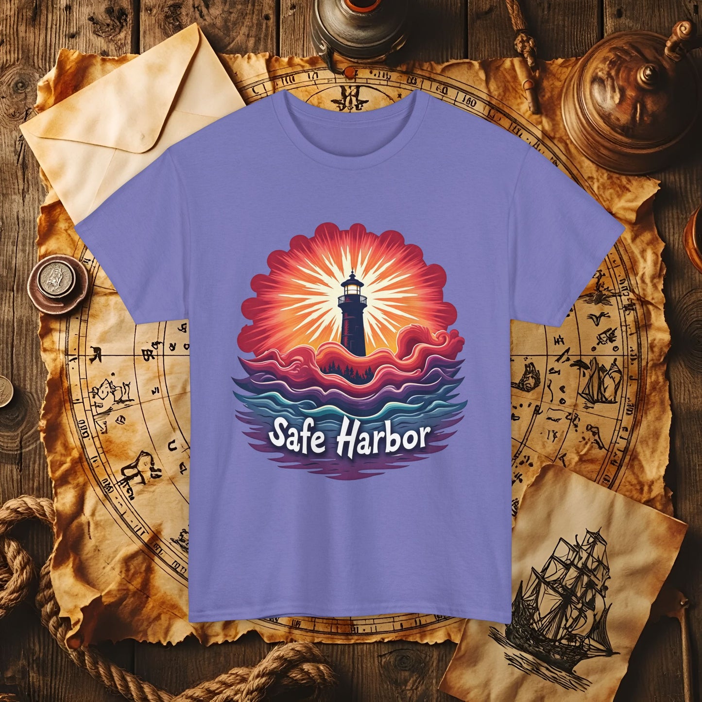 Harbor Glow Cruise Travel T-Shirts | Funny & Stylish Tees for Ocean Adventures