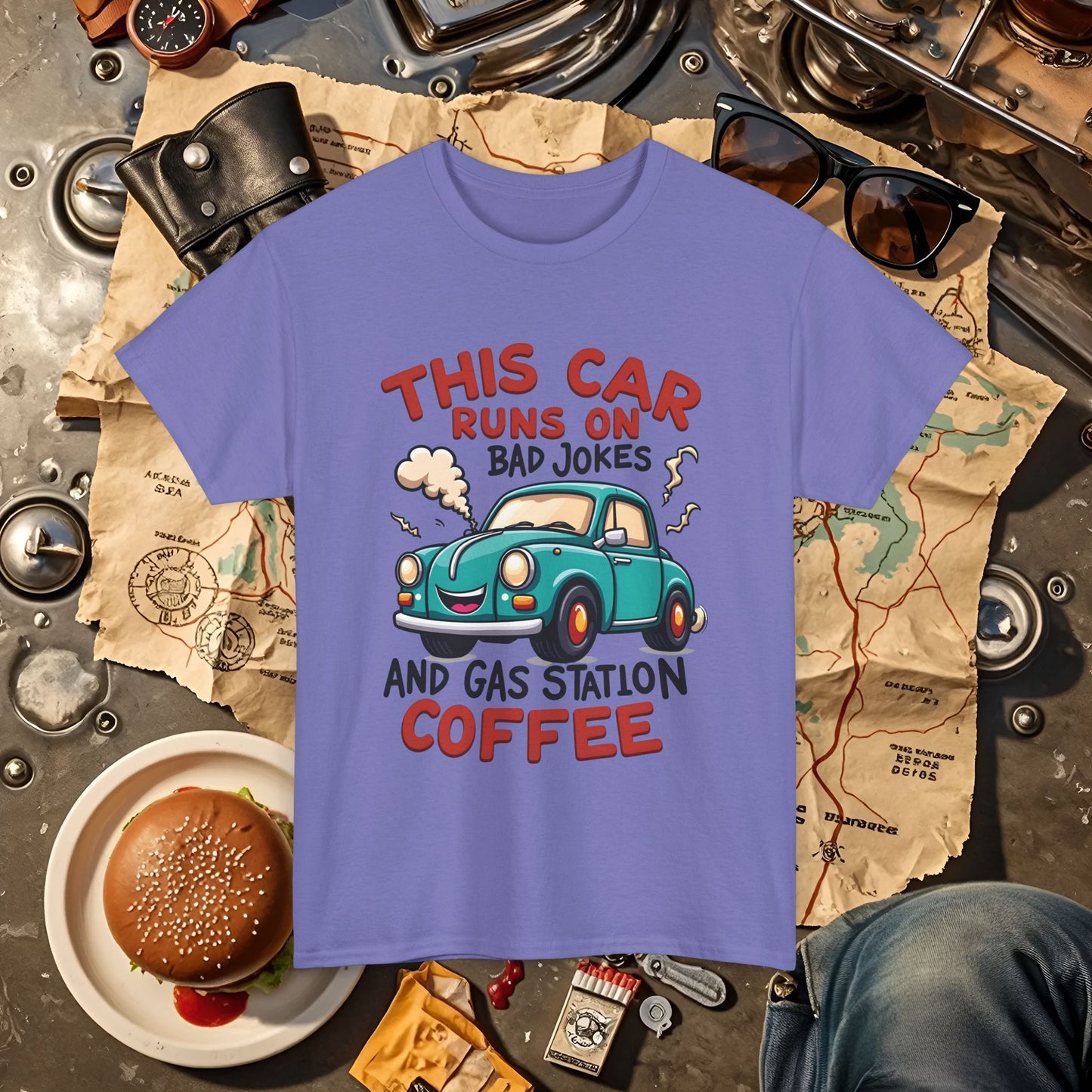 Coffee Car Road Trip & Vehicle Travel T-Shirts | Car, RV, and Motorcycle Adventure Tees