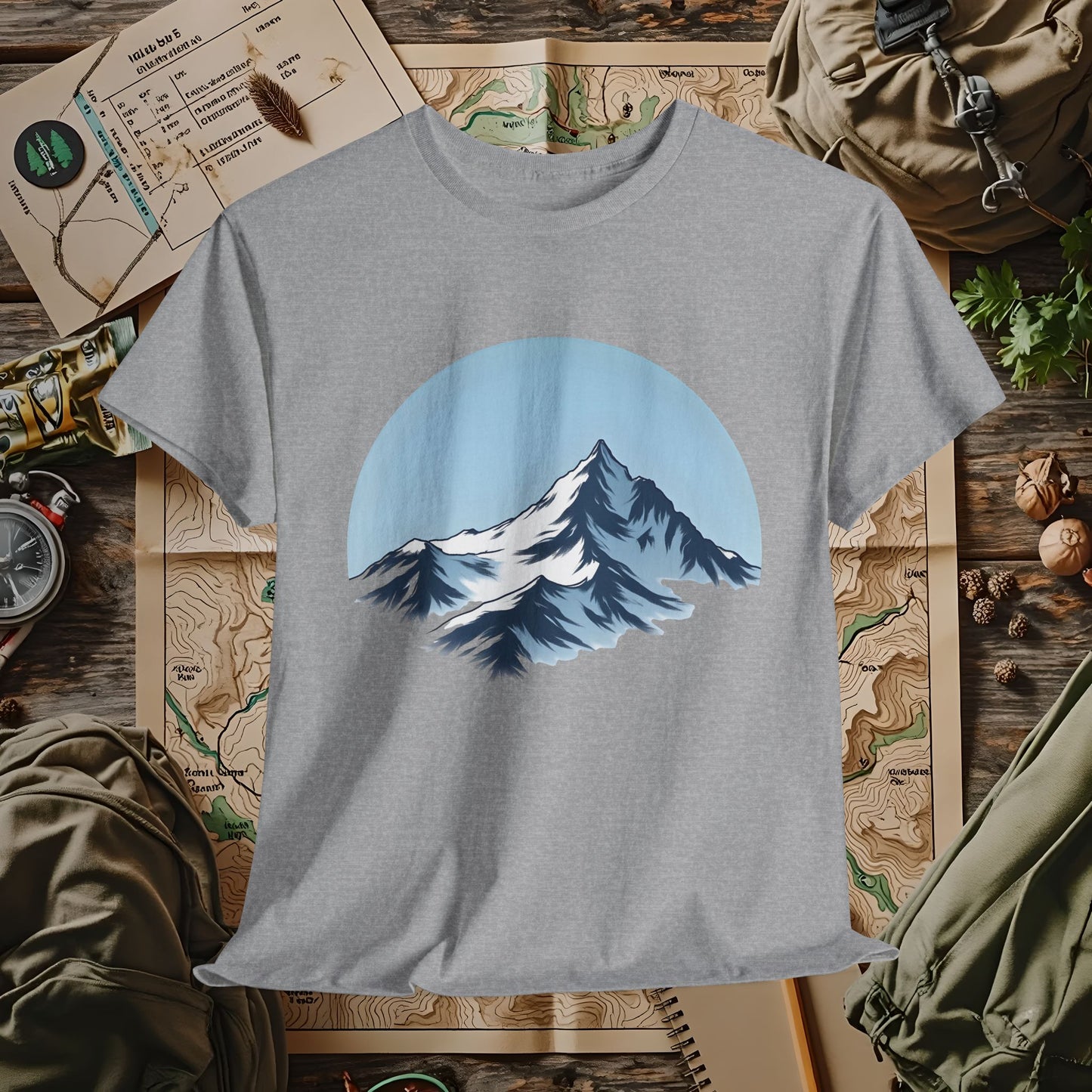 Mountain Escape Outdoor Adventure T-Shirts | Camping, Hiking, Rafting & Kayaking Tees for Nature Lovers